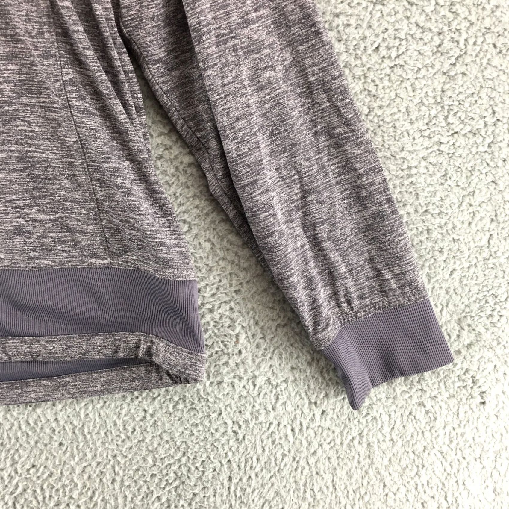 Vintage MONDETTA Hoodie Sweatshirt Top Womens Large Purple Pullover Long Sleeve Shirt Casual Fall Winter Spring All Seasons Crew Neck Size L / US 10 / IT 46 - 4 Thumbnail