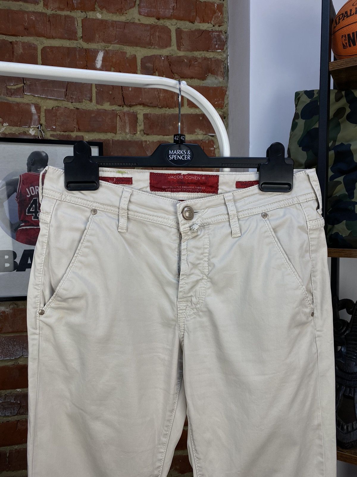 Jacob Cohen Jacob Cohen J606 Comfort Tailored Jeans Beige Chino Pants Size US 30 / EU 46 - 2 Thumbnail