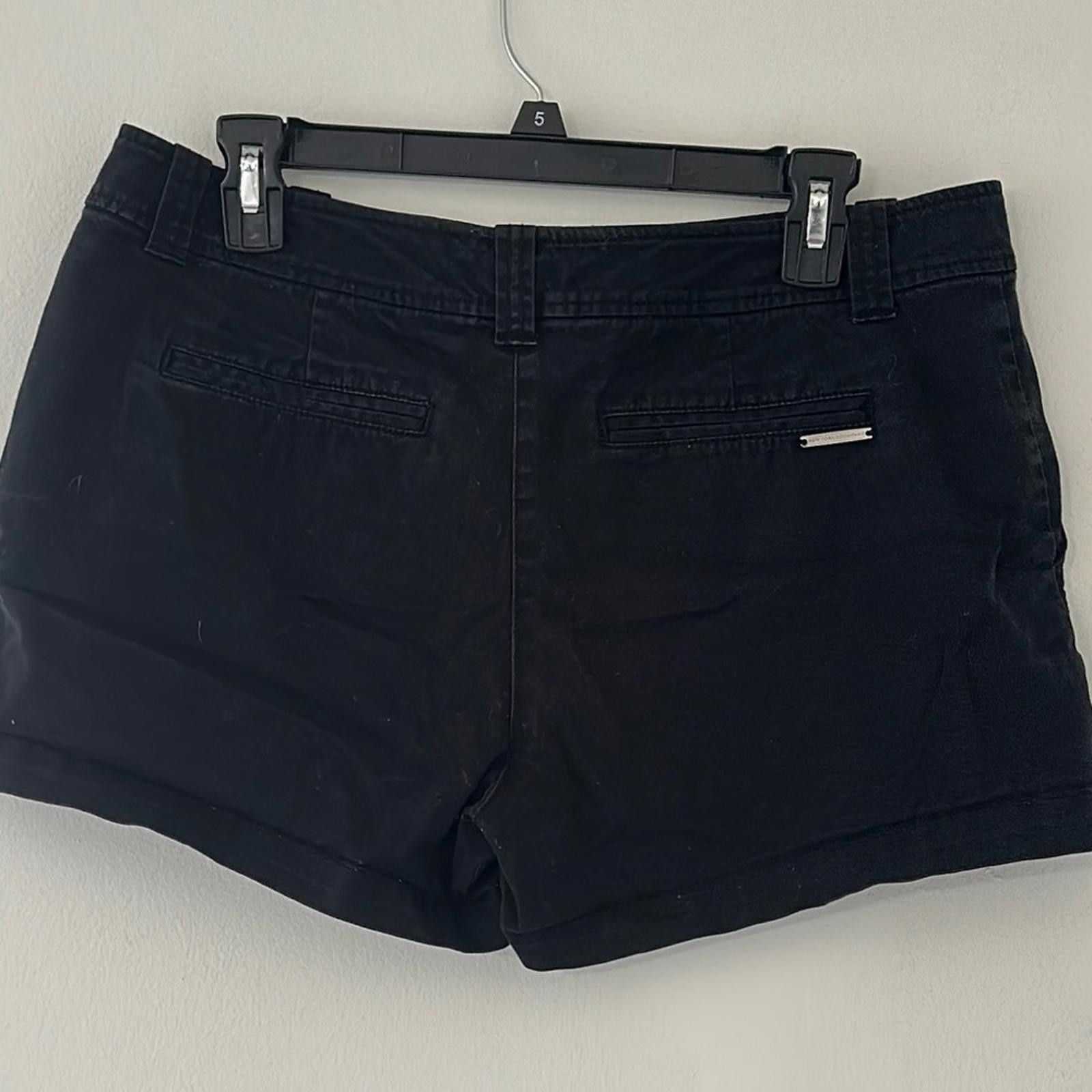 Designer New York & Company Black Jean Shorts Versatile Design Size 30" / US 8 / IT 44 - 3 Thumbnail