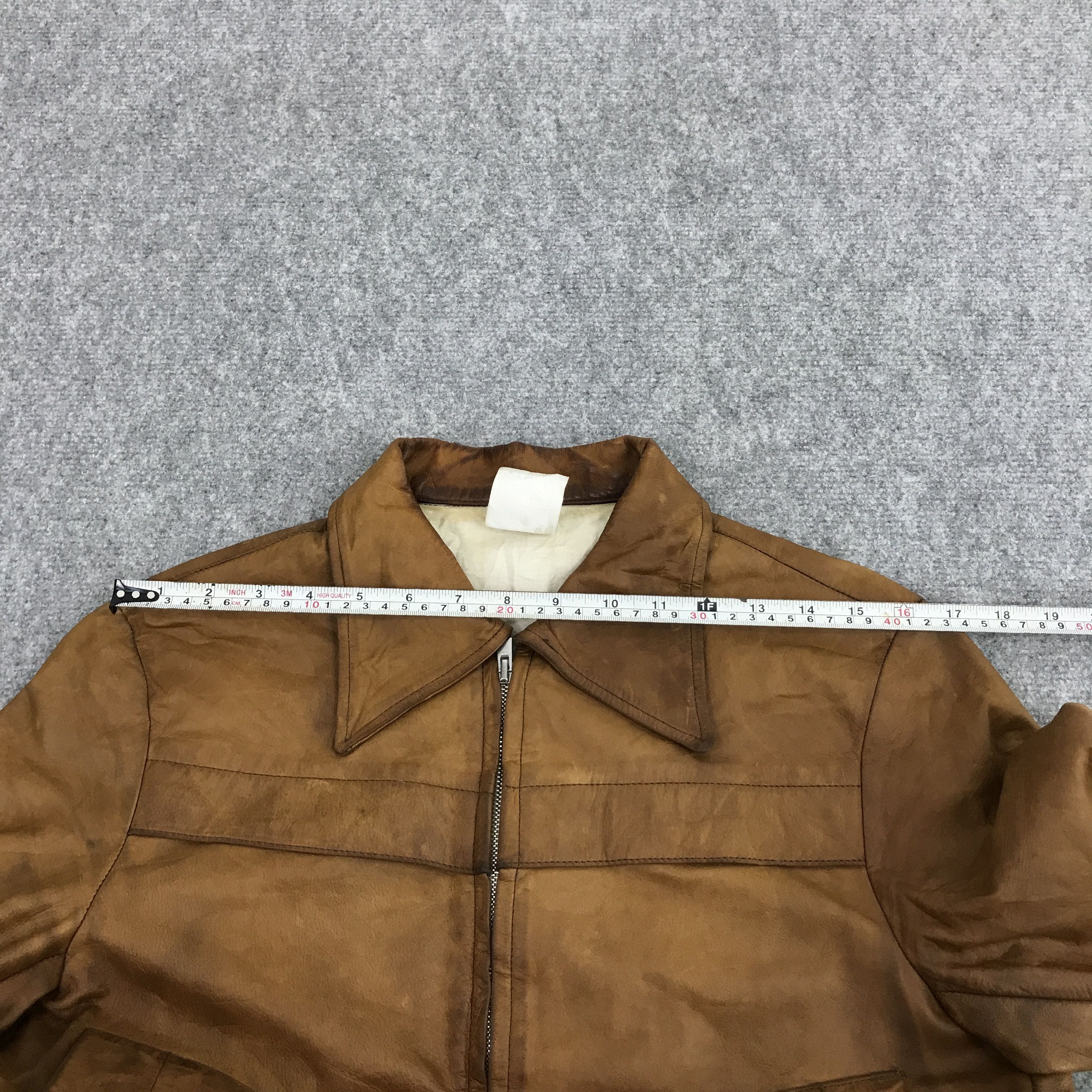 Japanese Brand LIQUID JAPAN BOMBER LEATHER JACKET Size US M / EU 48-50 / 2 - 11 Thumbnail