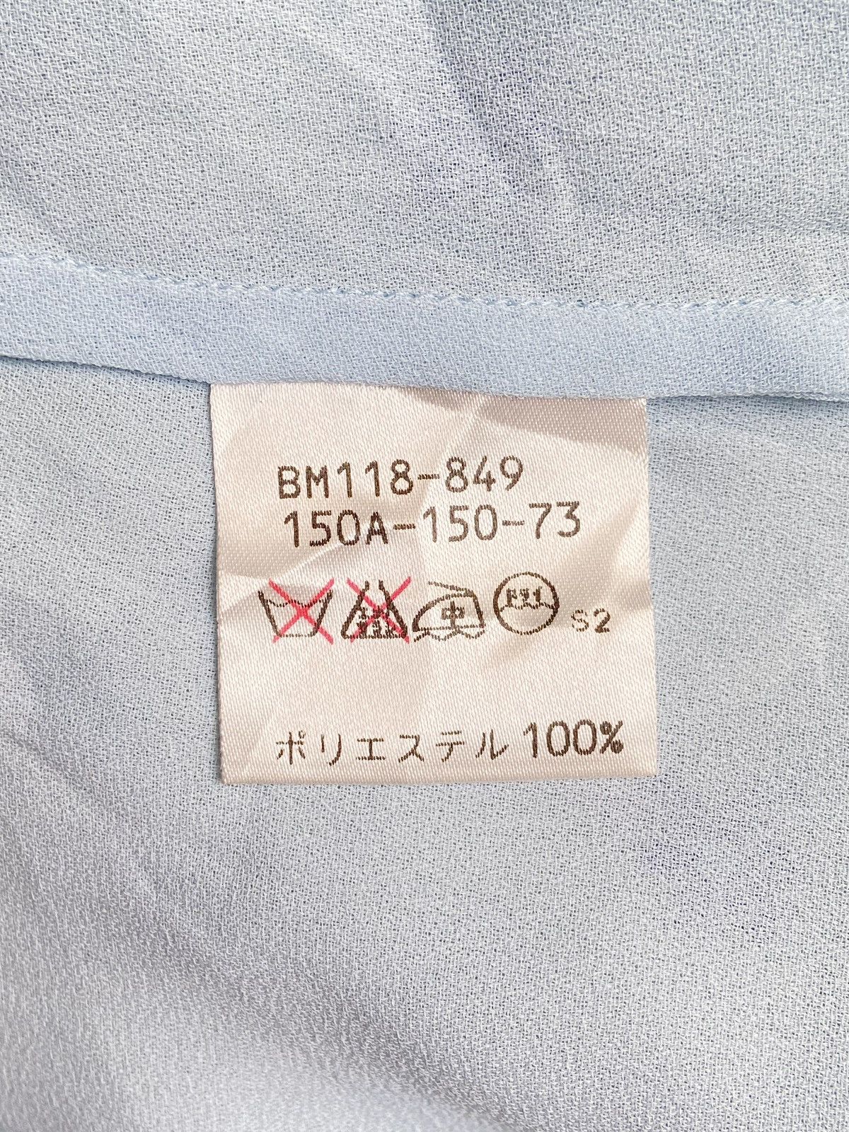 Burberry BURBERRY Blue Midi Dress Size XS / US 0-2 / IT 36-38 - 12 Thumbnail