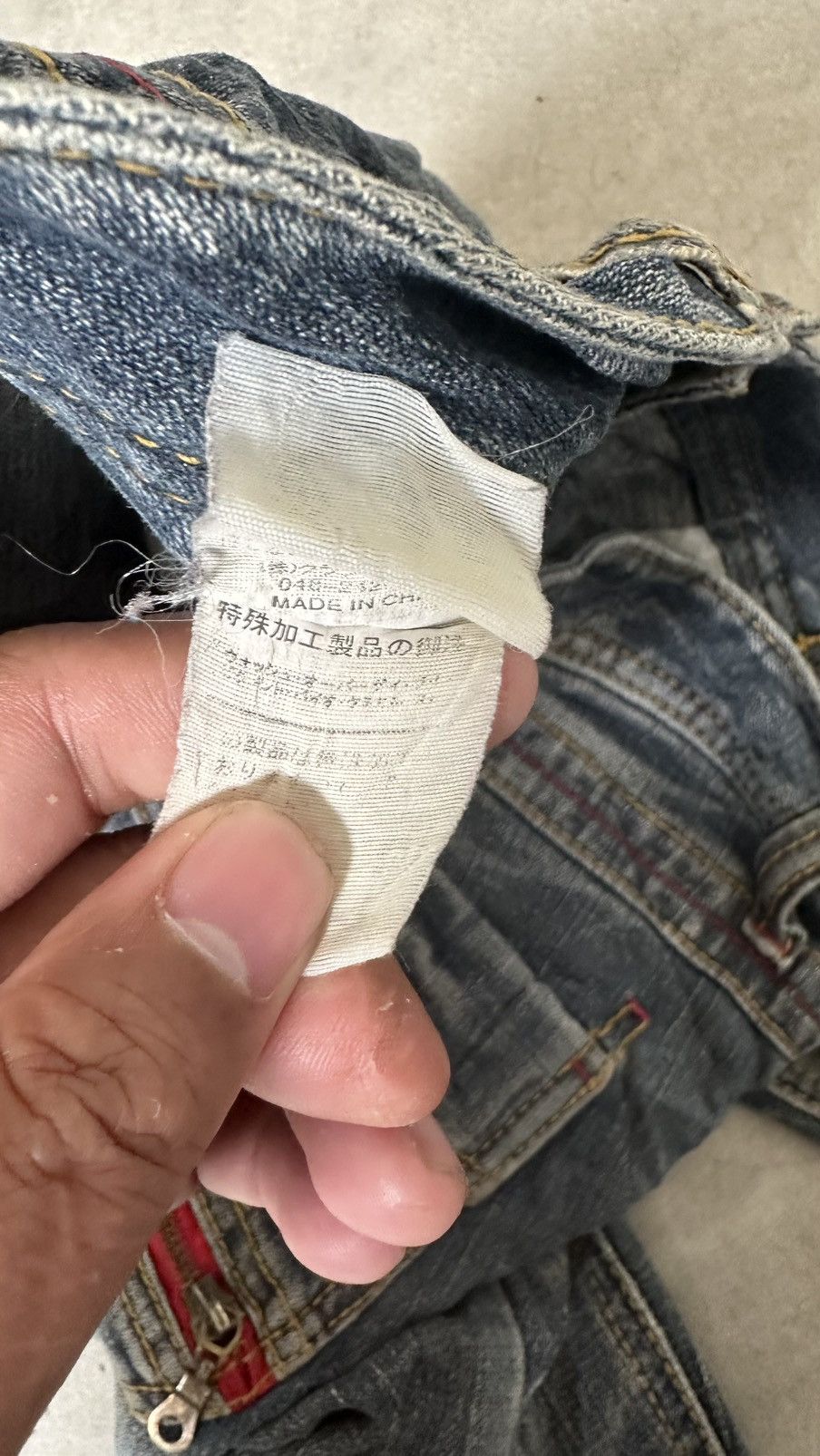 Beauty Beast VINTAGE DISTRESSED DENIM PANT AFFLICTION Size US 30 / EU 46 - 10 Thumbnail
