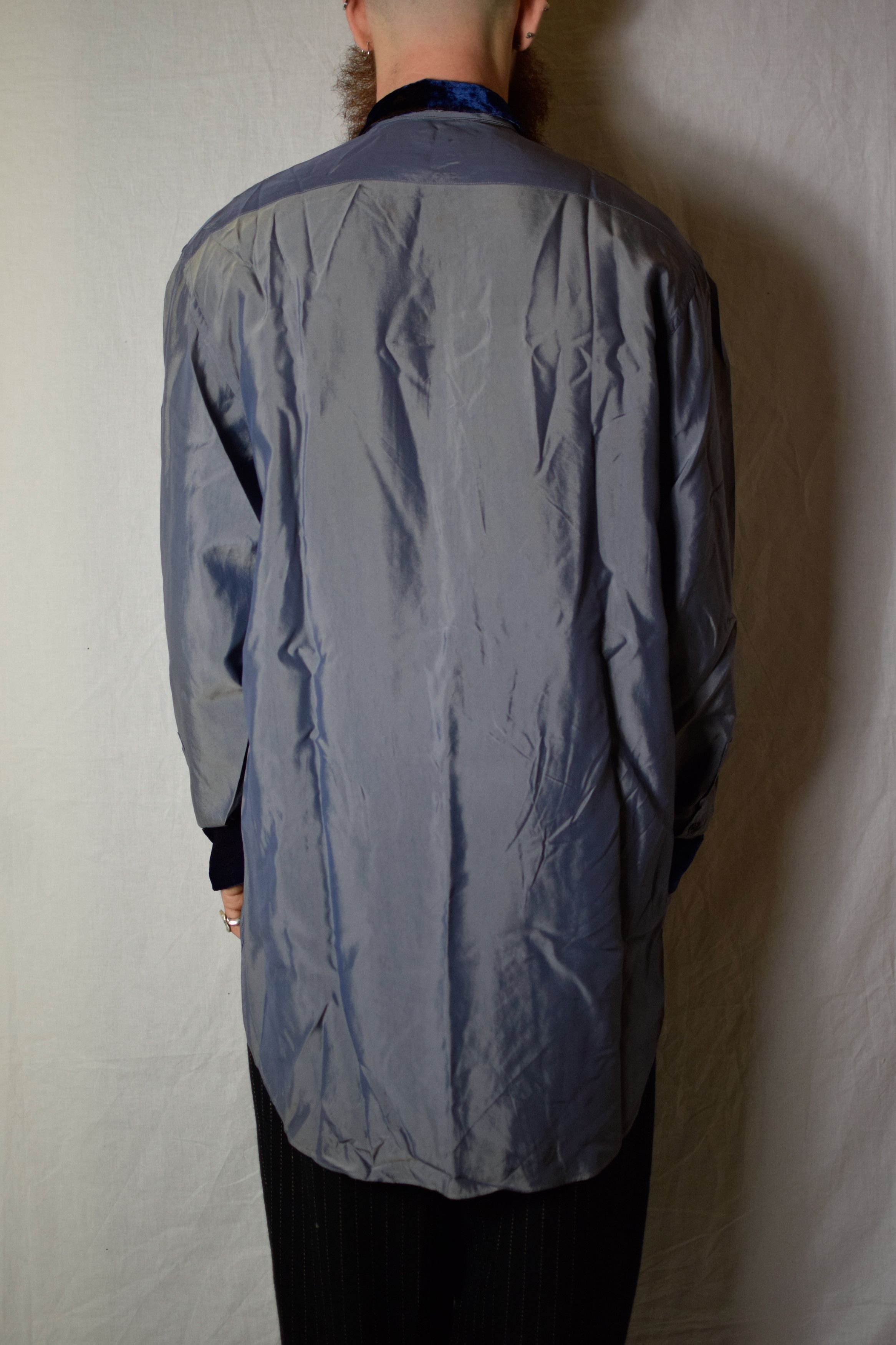 Yohji Yamamoto YYPH Archive Velvet Detail Shirt Size US L / EU 52-54 / 3 - 6 Thumbnail