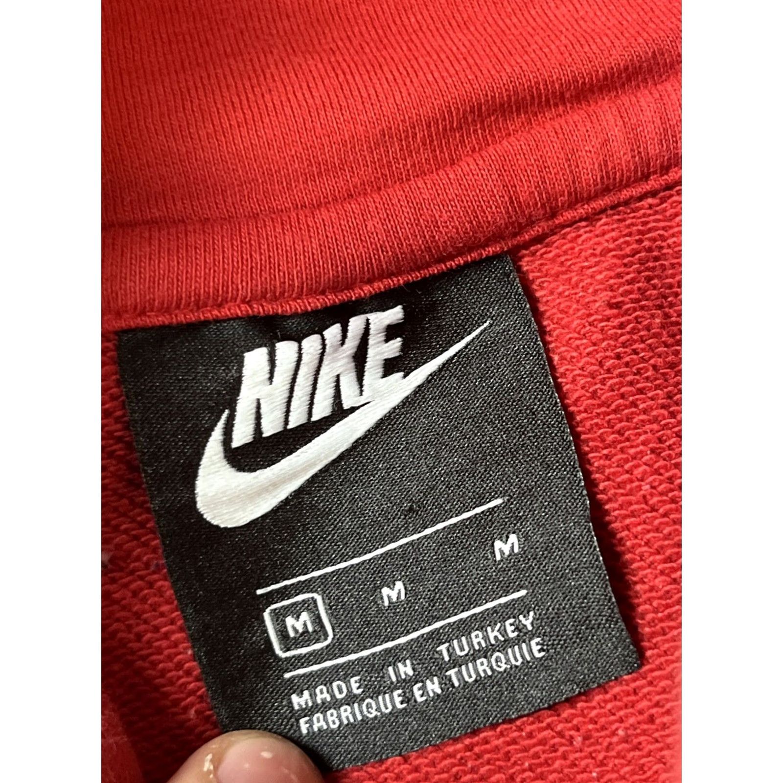 Nike Nike Hoodie Mens Large Red Fleece Graphic Athletic Department Elephant C Drawstring Hooded Pullover Size L Mens Size US L / EU 52-54 / 3 - 4 Thumbnail
