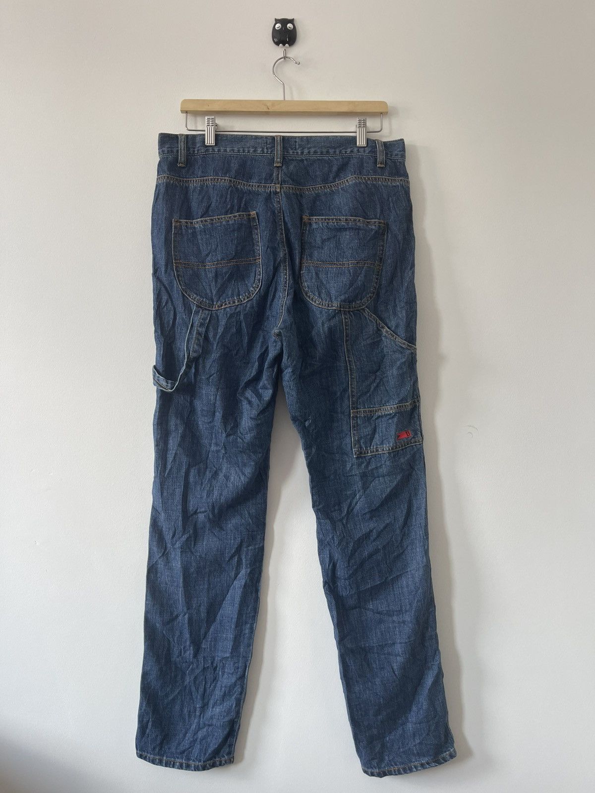 Japanese Brand Rare Vintage DEVILUSE High Waist Carpenter Style Jeans Size US 34 / EU 50 - 1 Thumbnail