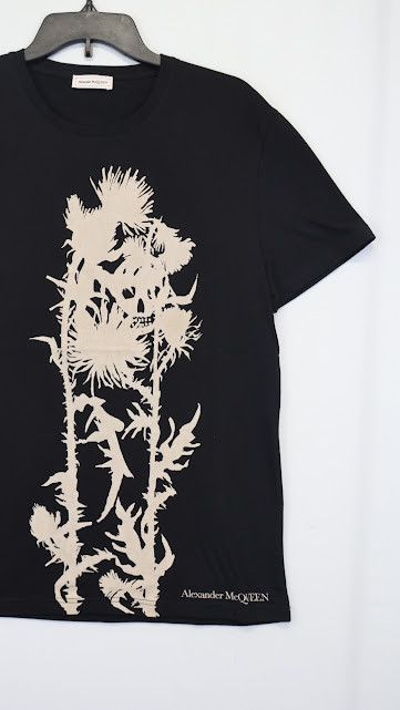 Alexander McQueen o1rshd1 ***Defective / T-shirt in Black Size US S / EU 44-46 / 1 - 4 Thumbnail