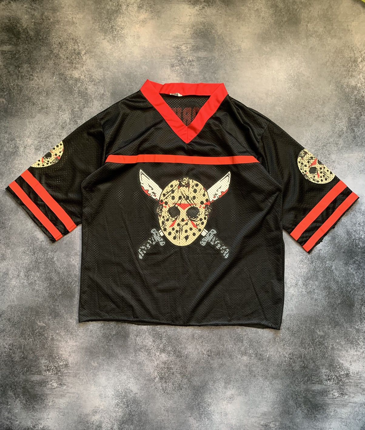 Vintage Jason Vorhees Jersey Friday The 13th Movie Size US XL / EU 56 / 4 - 1 Thumbnail