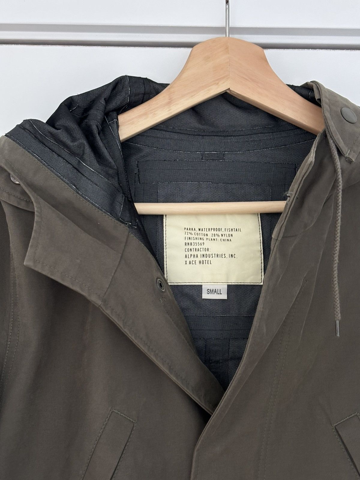 Alpha Industries Alpha Industries x Ace Hotel Waterproof Fishtail Parka Size US S / EU 44-46 / 1 - 4 Thumbnail