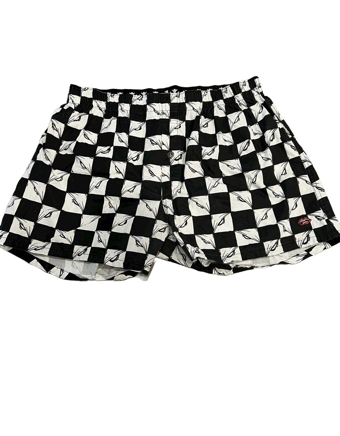 image of Chrome Hearts Matty Boy 99 Eyes Shorts in Black, Men's (Size 32)