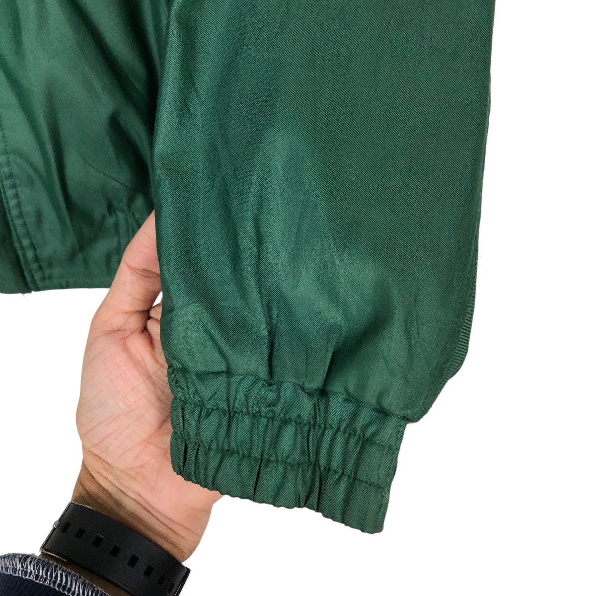Japanese Brand 🔥Rich Green Vintage Bomber Jacket Nylon Mr Junko Japan Size US M / EU 48-50 / 2 - 15 Thumbnail