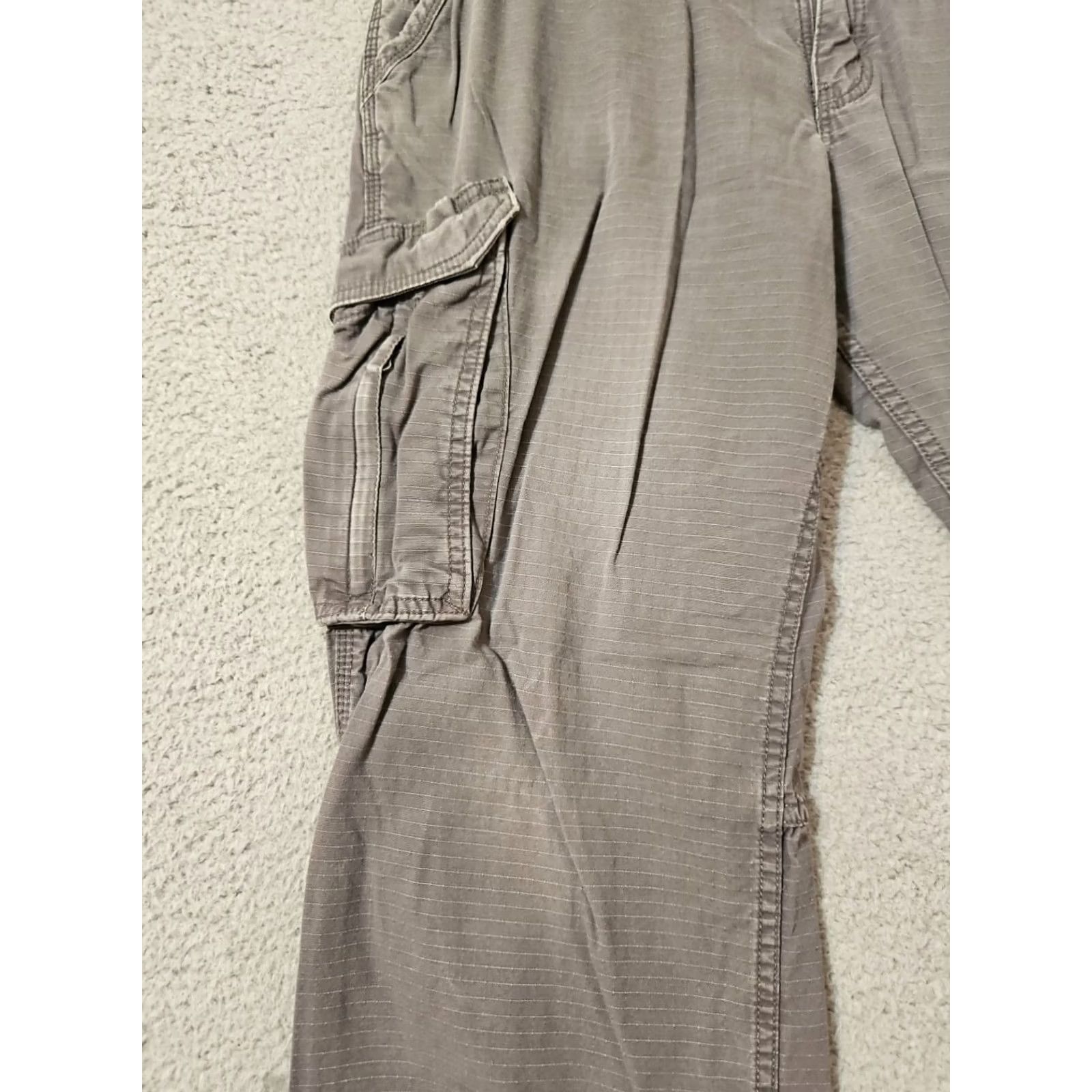 Carhartt Carhartt Pants Mens 38x30 Gray Force Ripstop Cargo Workwear Canvas Pockets Logo 101148 039 Size US 37 - 7 Thumbnail