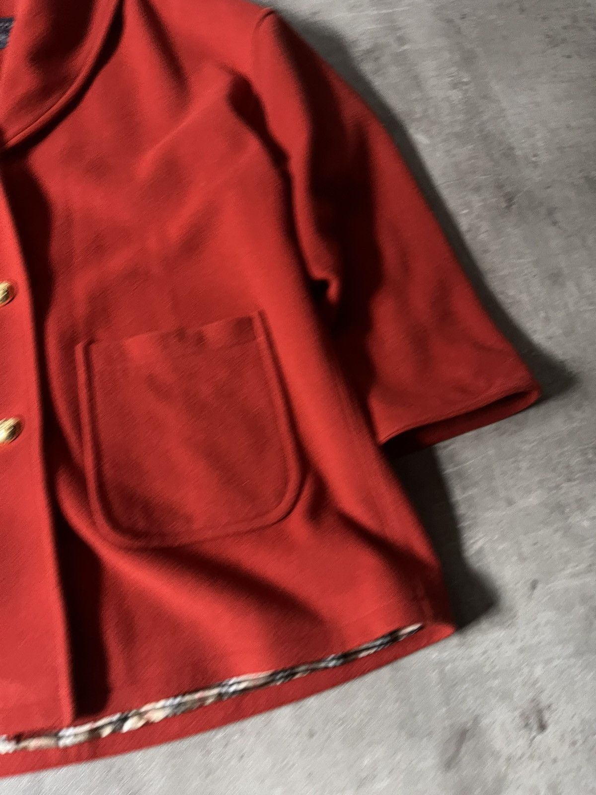 Burberry Vintage Burberrys wool coat red rare Size US L / EU 52-54 / 3 - 4 Thumbnail