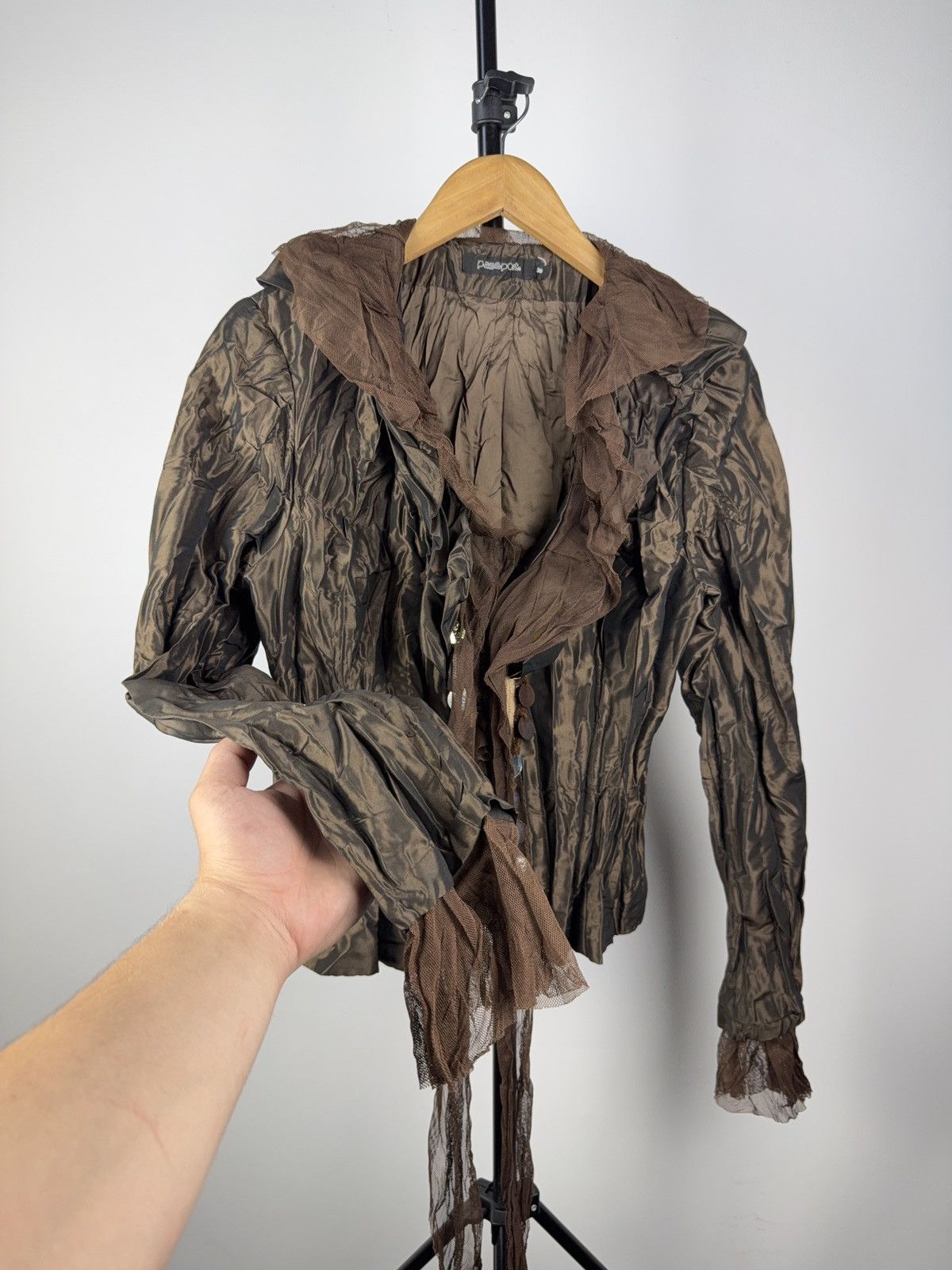 Japanese Brand Avant-Garde Gothic Rare Y2K Japanese Style Jacket Size M / US 6-8 / IT 42-44 - 3 Thumbnail
