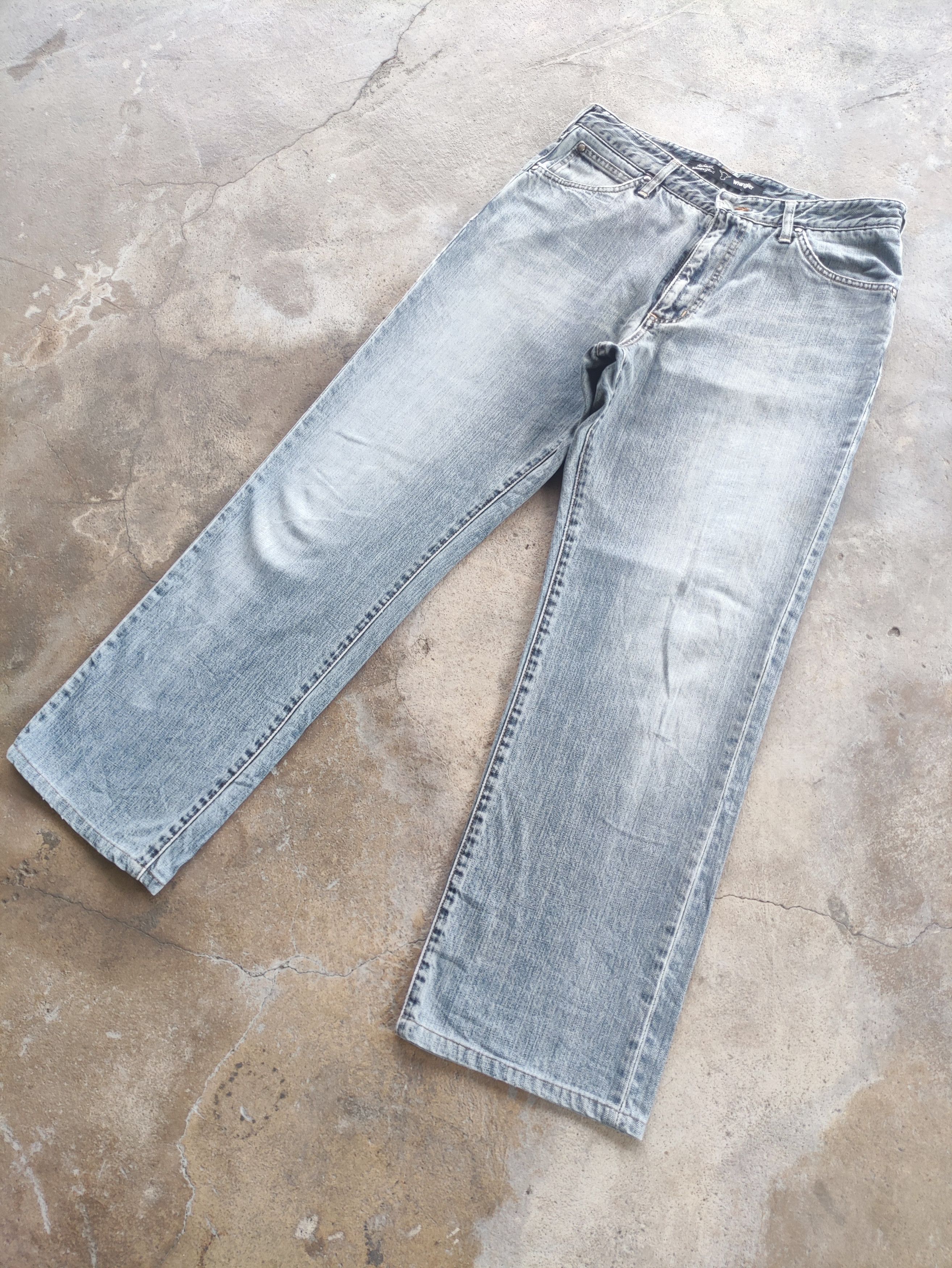 Wrangler Vintage Wrangler Brand Denim Buggy Faded Pants Size US 31 - 2 Thumbnail