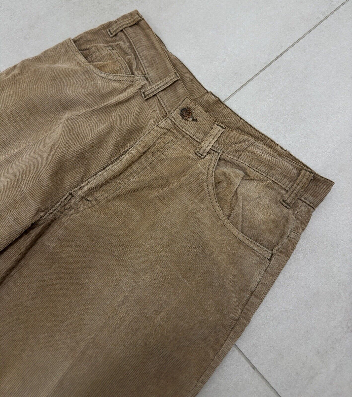 Levi's Vintage 1980s Levi's Corduroy Pants Men Brown 517 Talon Zip Size US 32 / EU 48 - 2 Thumbnail