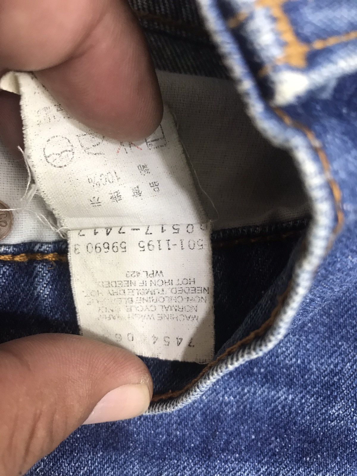 Levi's 💥Flare 90s💥Vintage 90s Levis 517 Flare Blue Wash Jeans Size US 27 - 10 Thumbnail