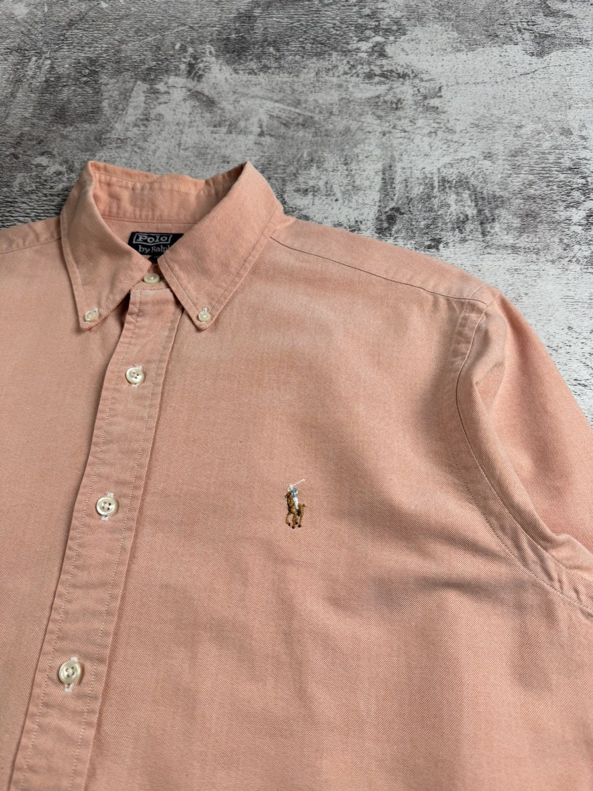 Polo Ralph Lauren Polo Ralph Lauren Basic Blank 90S Longsleeve Button Shirt Size US L / EU 52-54 / 3 - 8 Thumbnail