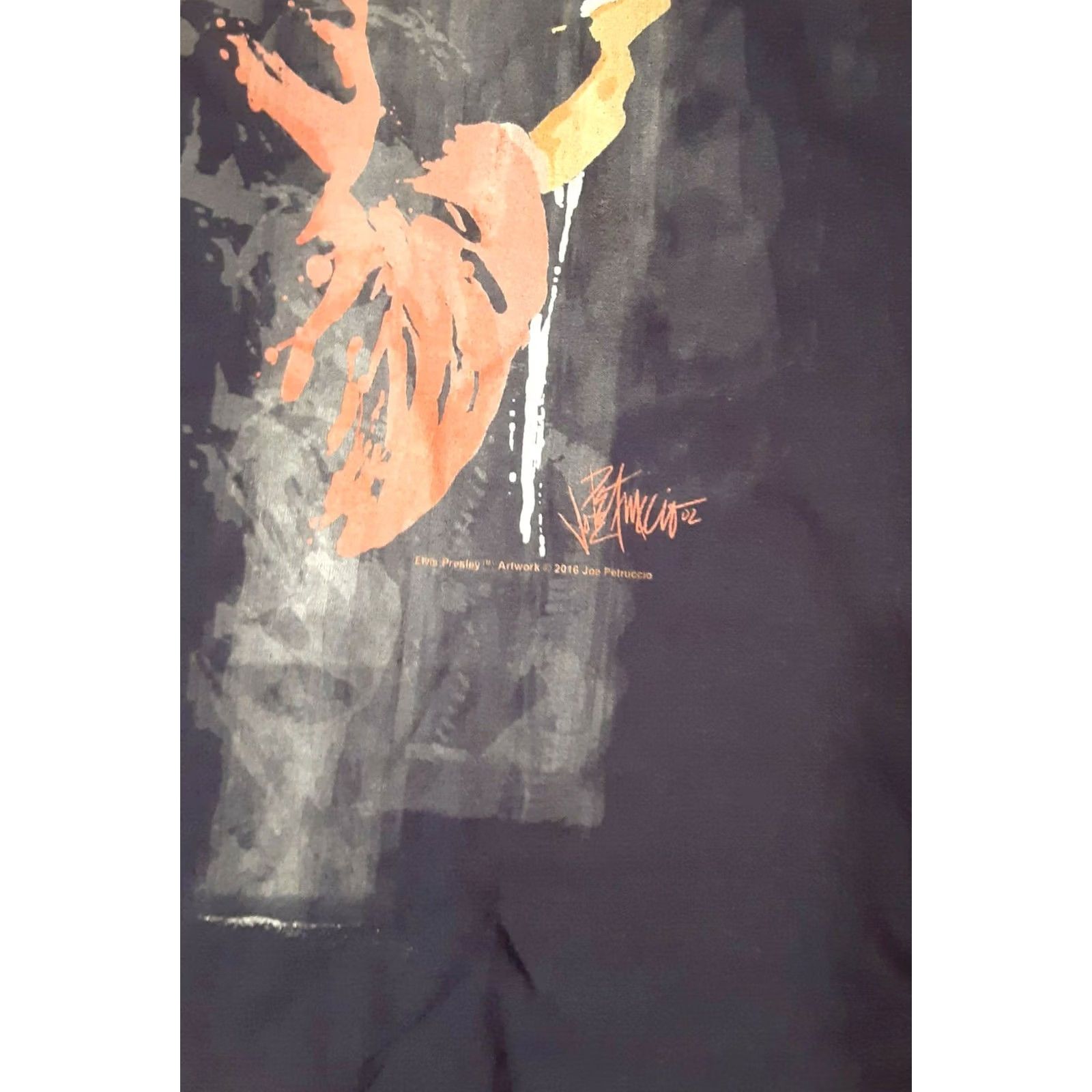 Gildan vintage Gildan Elvis Presley Art Shirt XL black graphic 2016 Size US XL / EU 56 / 4 - 3 Thumbnail