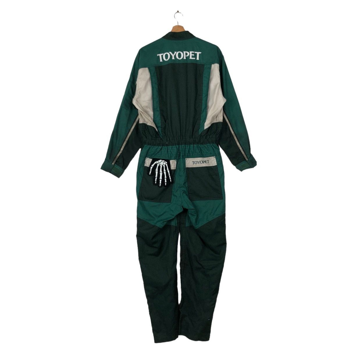 Other 🔥90’s VINTAGE OVERALL TOYOTA TECNO WORK BIG LOGO Size US 34 / EU 50 - 7 Thumbnail