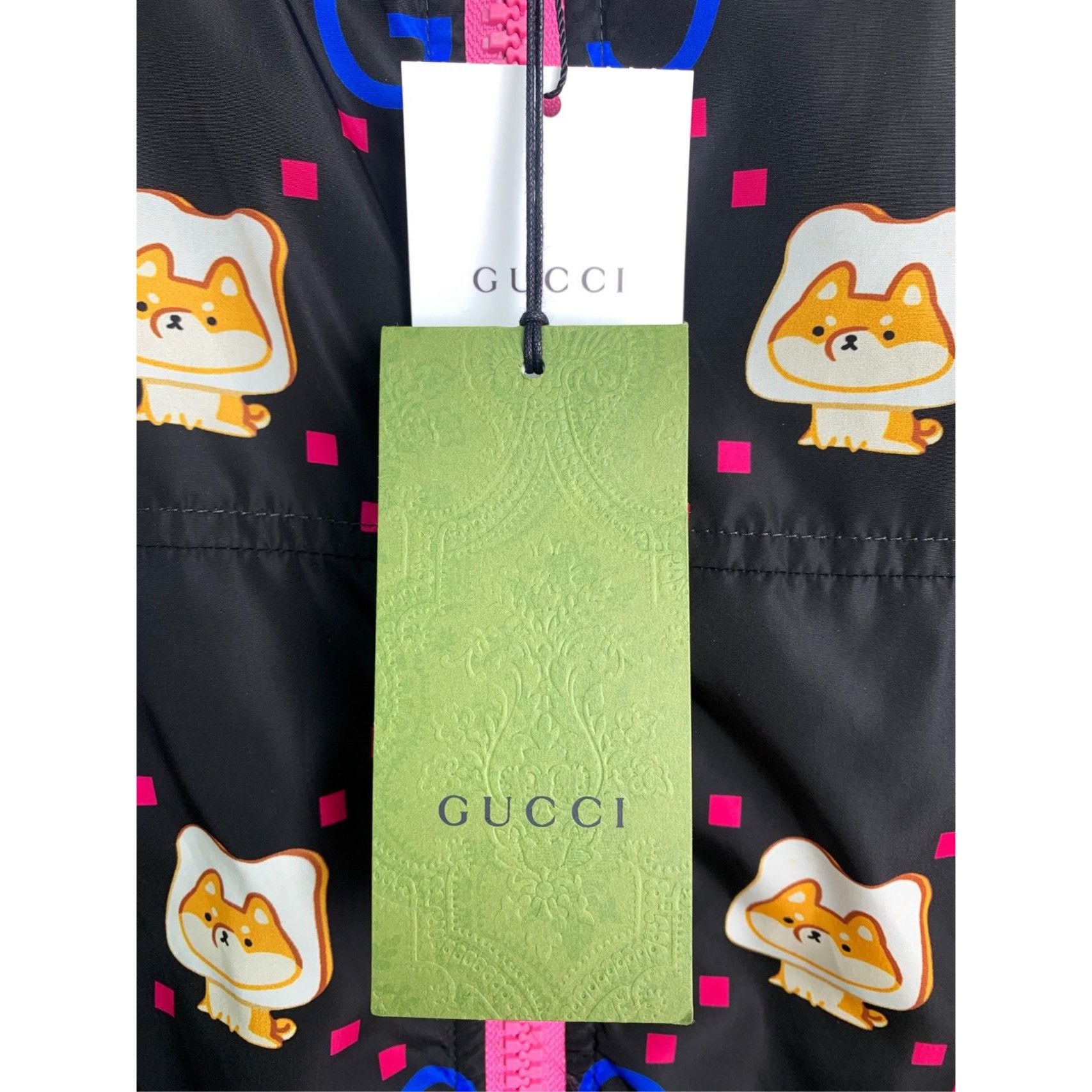 Gucci Gucci Kids Hooded Jacket With Cartoon Dog & GG Print Black Y Size M / US 6-8 / IT 42-44 - 6 Thumbnail