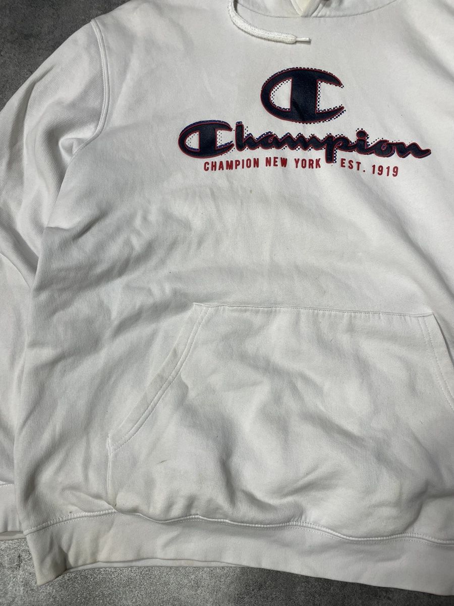 Champion Champion Vintage Y2K Hoodie Spellout Boxy Thick Size US XXL / EU 58 / 5 - 18 Thumbnail