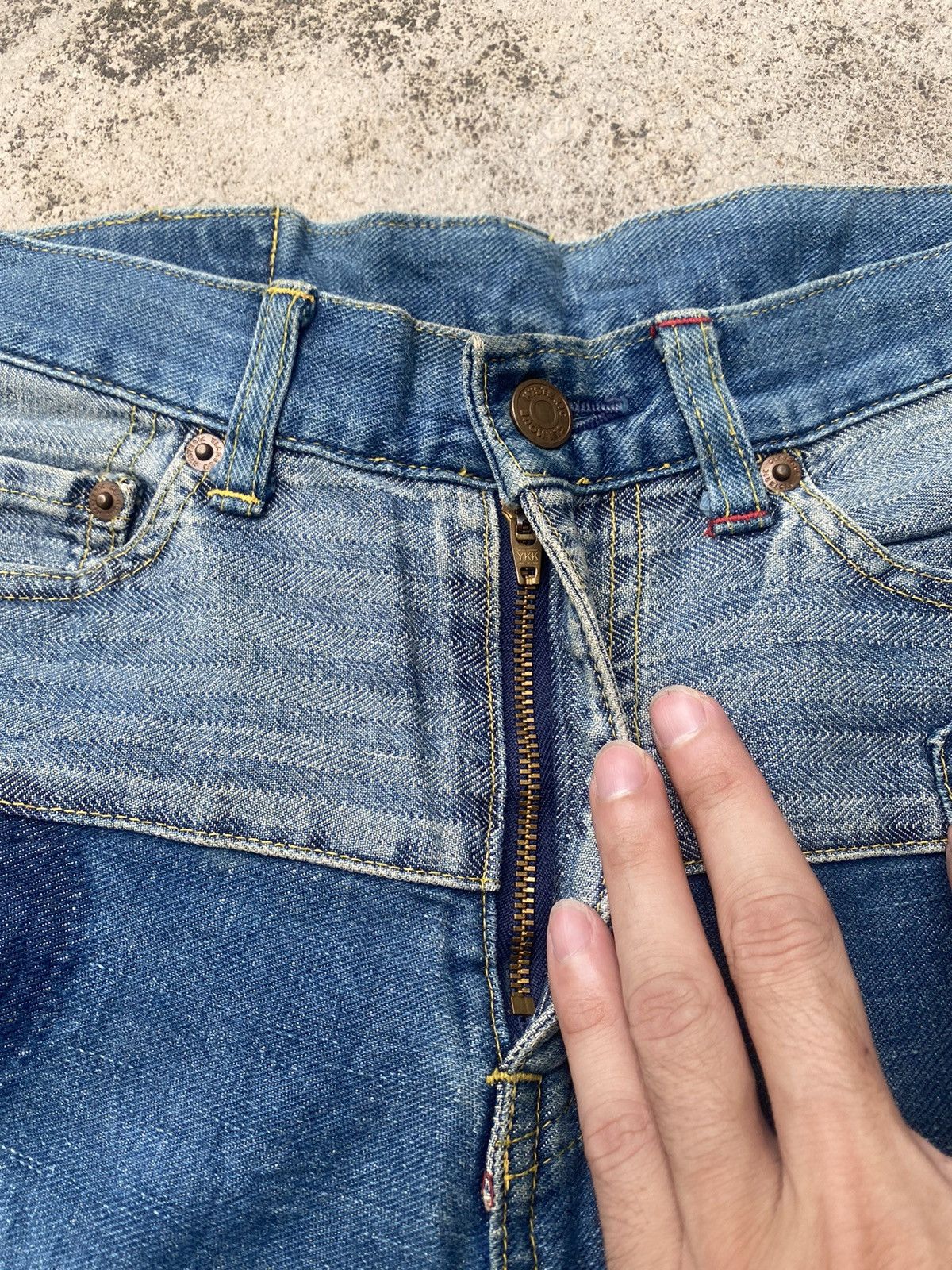 Hysteric Glamour × Japanese Brand Flare Jeans Hysteric Glamour Hagi Patches Bootcut Size US 28 / EU 44 - 11 Thumbnail