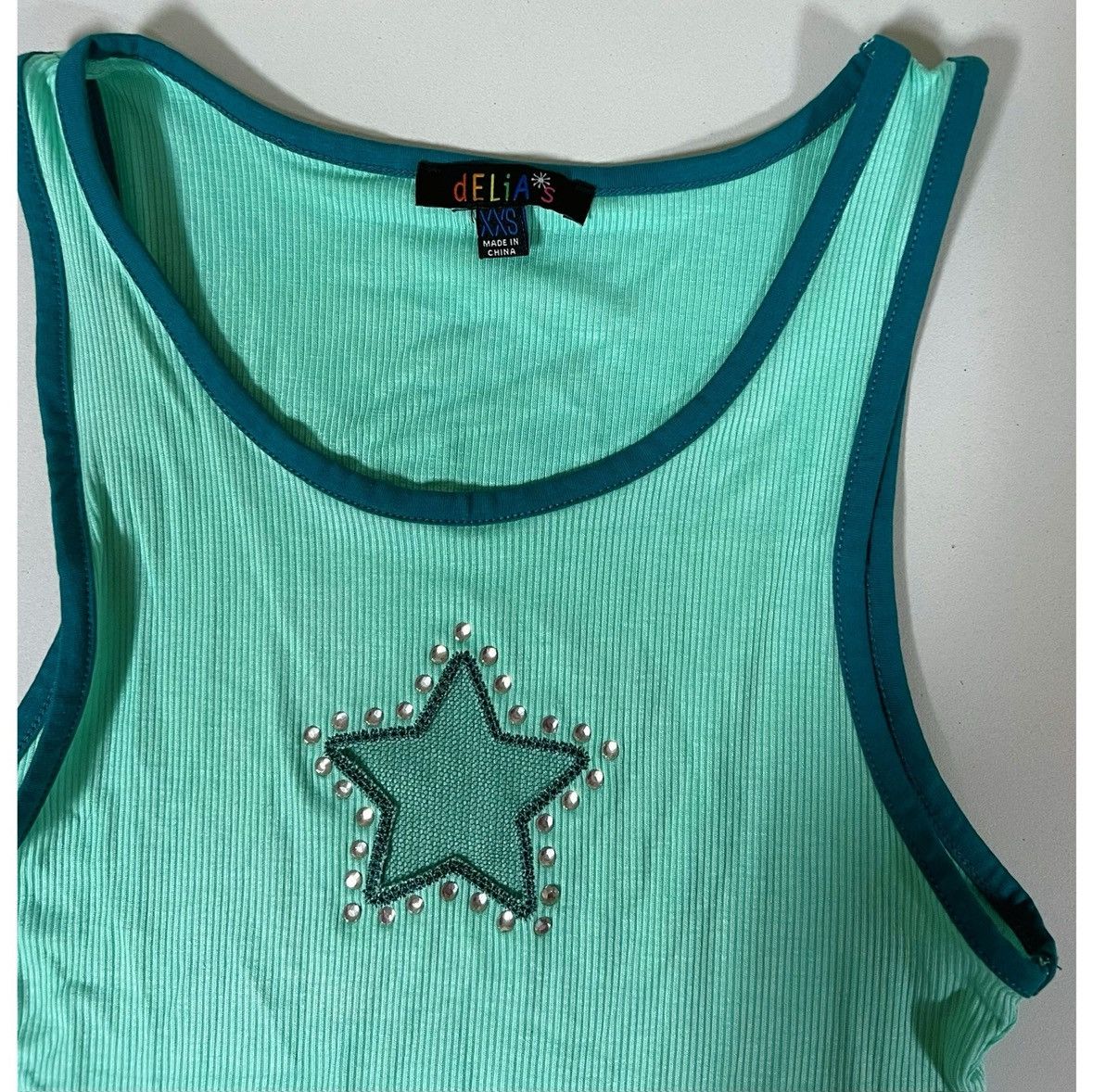 Dolls Kill Dolls Kill Delia*s Star Cut-Out Tank Top Cami Shirt XXS 💫 Size XXS / US 00 / IT 34 - 4 Thumbnail