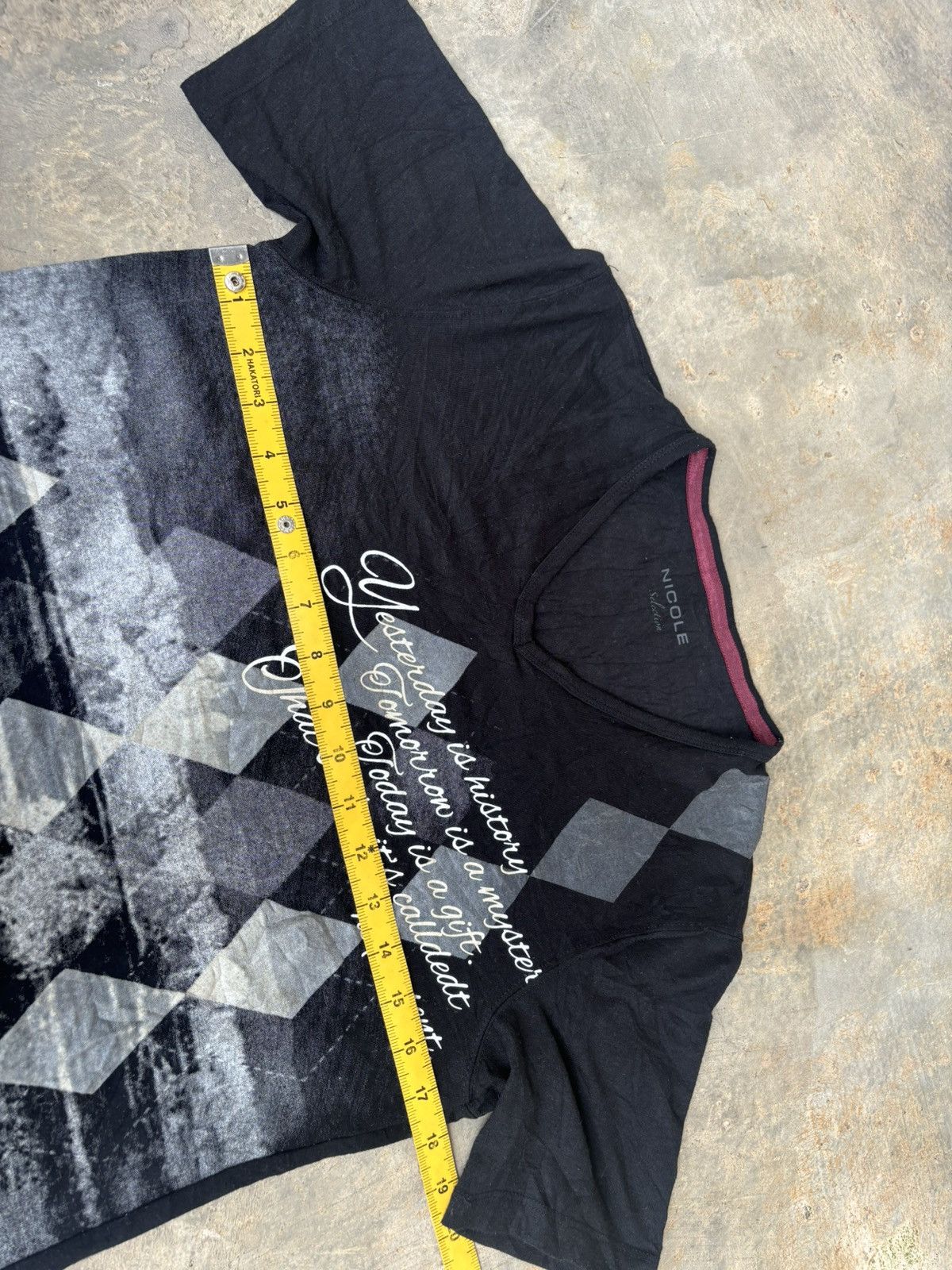 Hysteric Glamour × Japanese Brand Y2k Nicole black Ifsixwasini style Tshirt Size US M / EU 48-50 / 2 - 7 Thumbnail