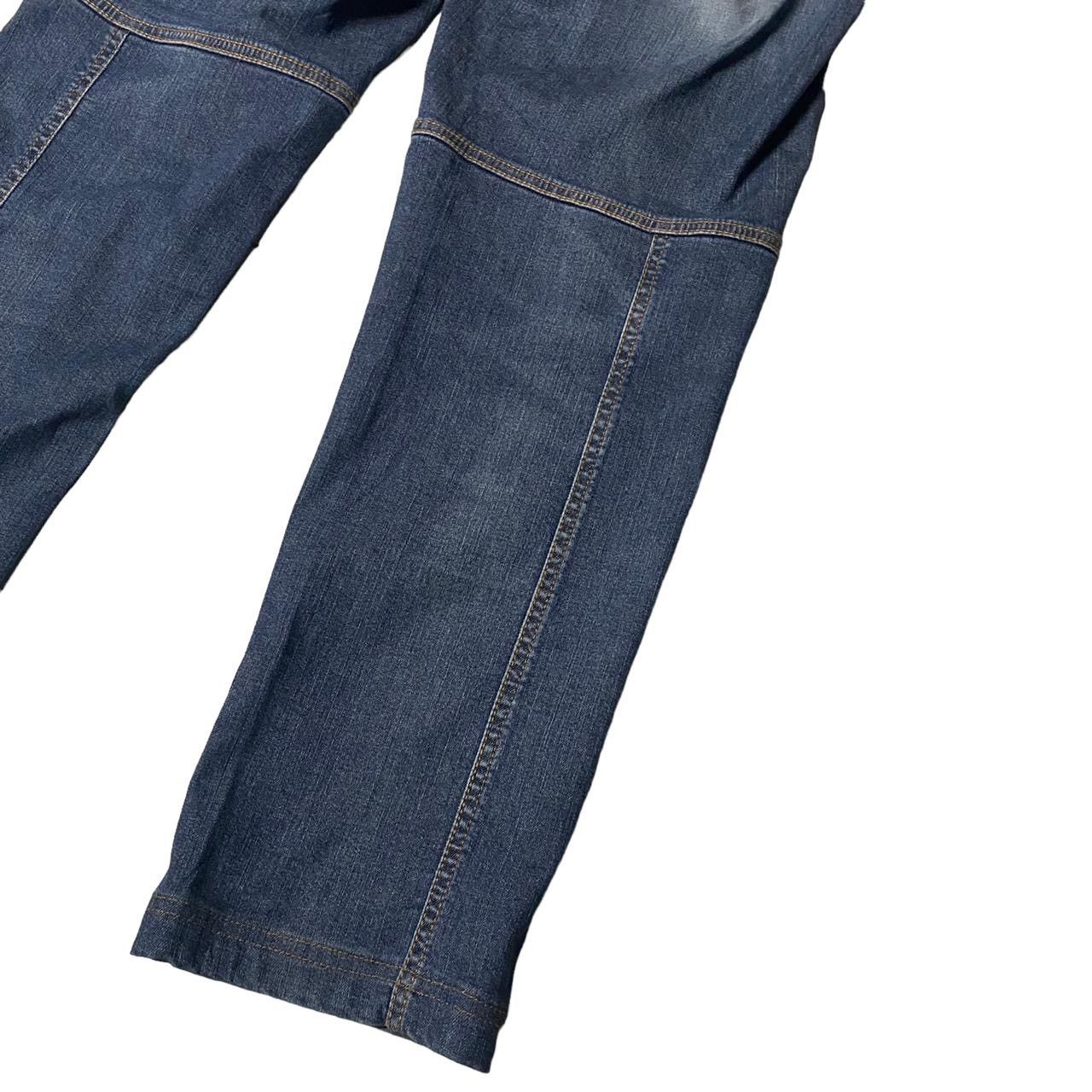 If Six Was Nine K2 Japanese Flared Embroided Straight Cut Jeans Size US 32 / EU 48 - 8 Thumbnail