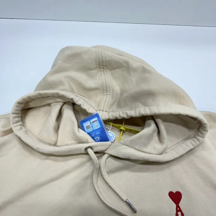 AMI AMIPARIS Love Logo Hooded Sweatshirt -2507 Size US XL / EU 56 / 4 - 5 Thumbnail