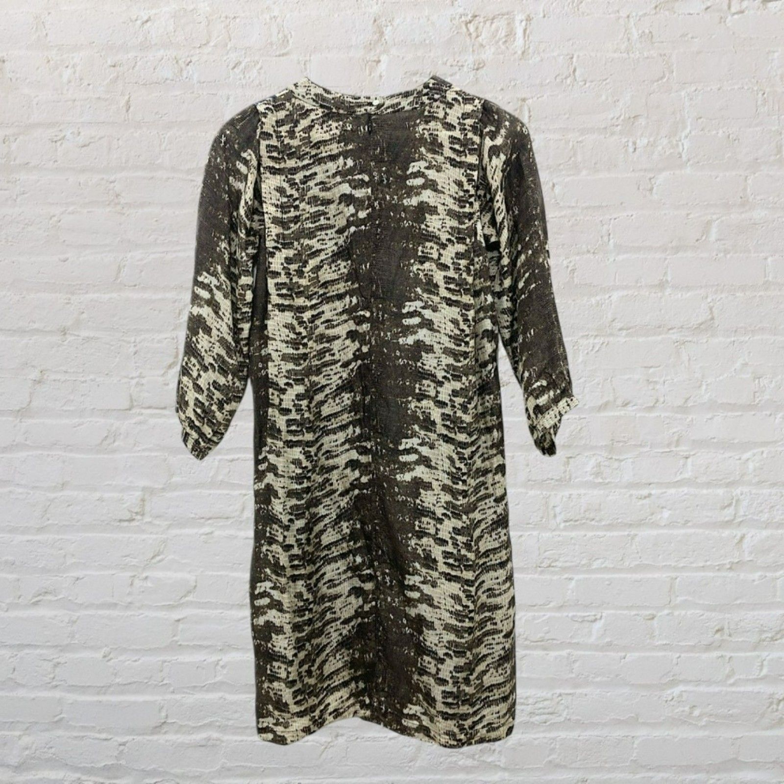 Anthropologie ANTHROPOLOGIE Roberta Freymann Silk Tunic Dress Size XS / US 0-2 / IT 36-38 - 3 Thumbnail