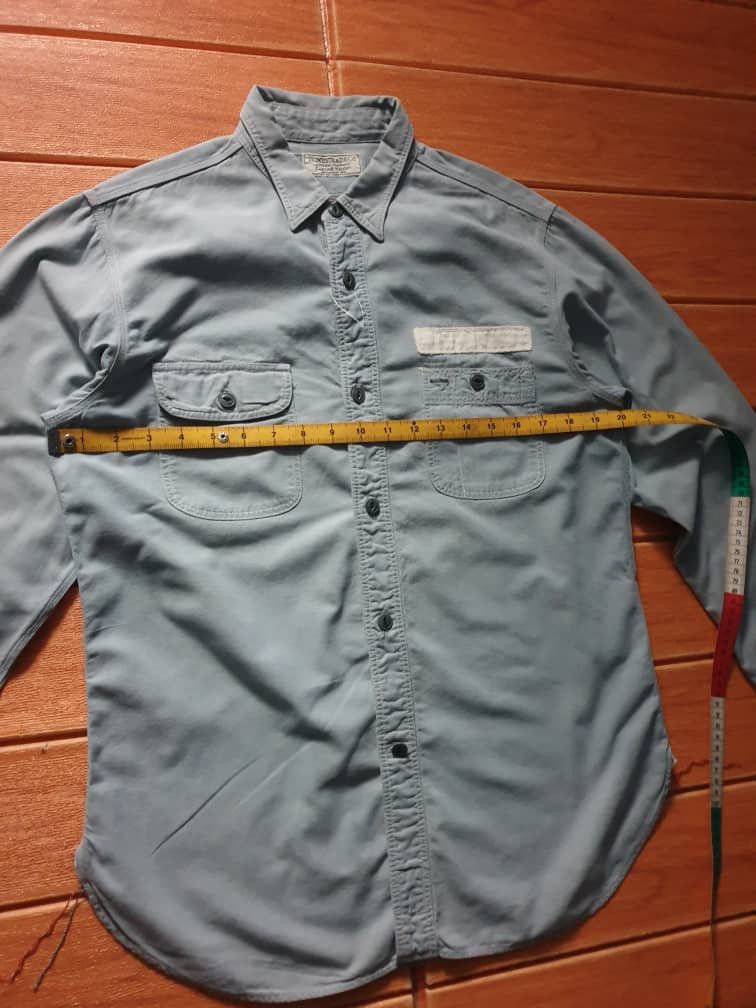 Japanese Brand 💥HOMESTEAD & CO By Journal Standard Selvedge Chambray Shirt Size US M / EU 48-50 / 2 - 8 Thumbnail