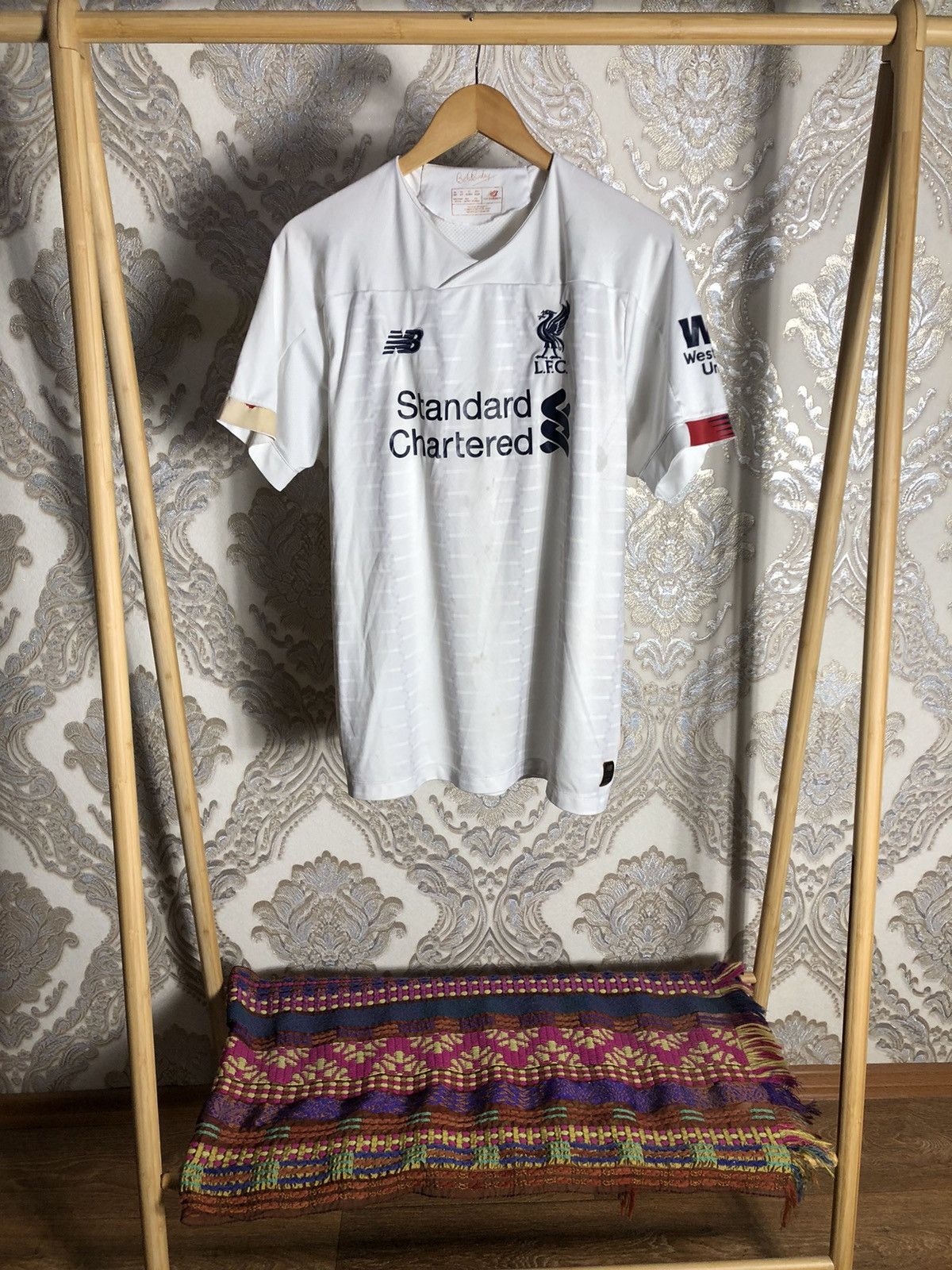 Vintage VERY RARE NEW BALANCE FC LIVERPOOL ENGLAND SOCCER JERSEY Y2K Size US XL / EU 56 / 4 - 1 Thumbnail