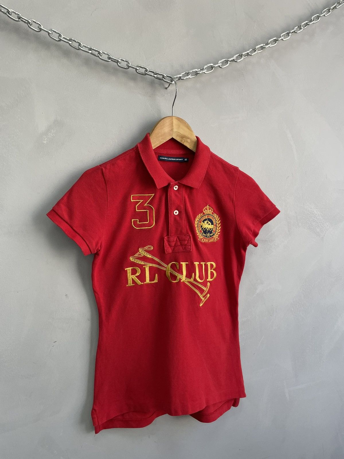 Polo Ralph Lauren Vintage old money Polo Ralph big lo RL club jersey t shirt Size XS / US 0-2 / IT 36-38 - 2 Thumbnail