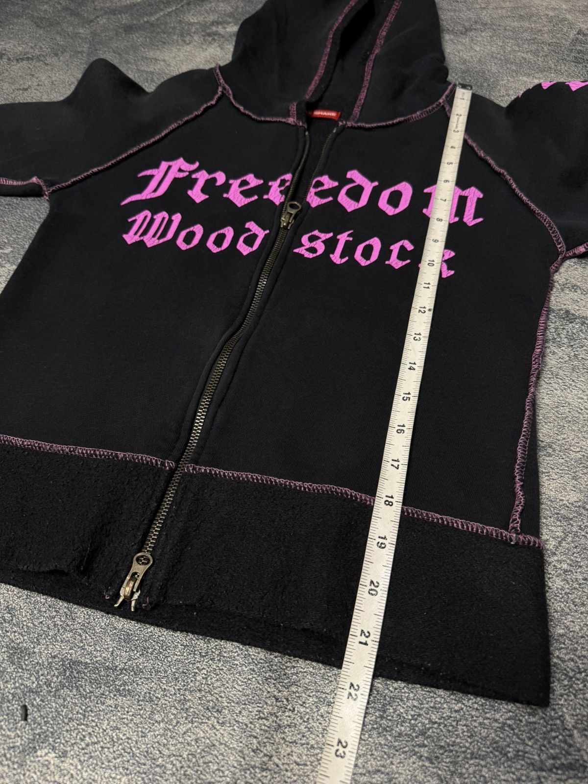 Japanese Brand Y2K Shake Shake Freeedom Wood Stock hoodie Size US S / EU 44-46 / 1 - 7 Thumbnail