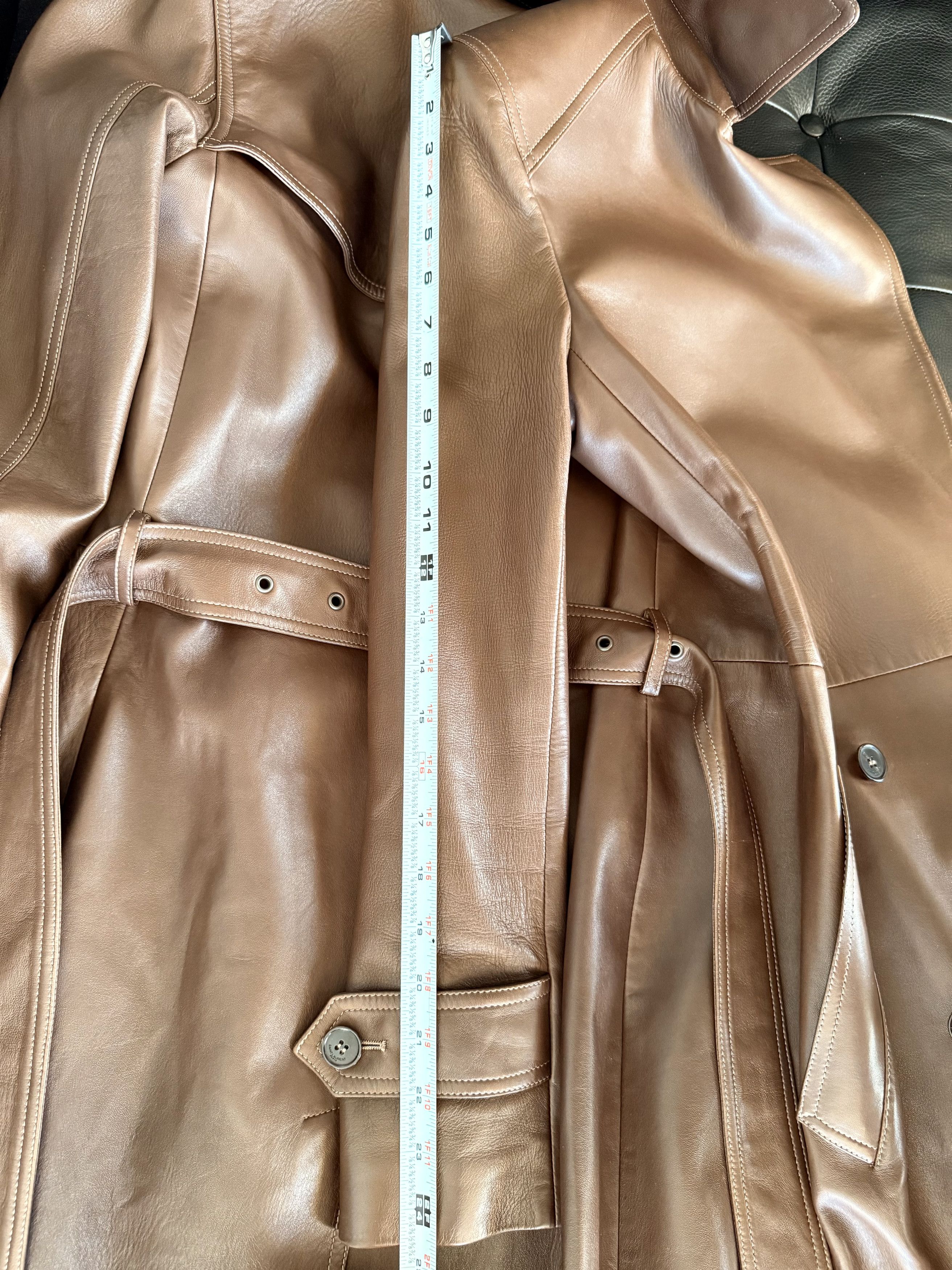 Saint Laurent Paris Saint Laurent Spring/Summer 2023 Runway Lamb Leather Coat Size US XS / EU 42 / 0 - 9 Thumbnail