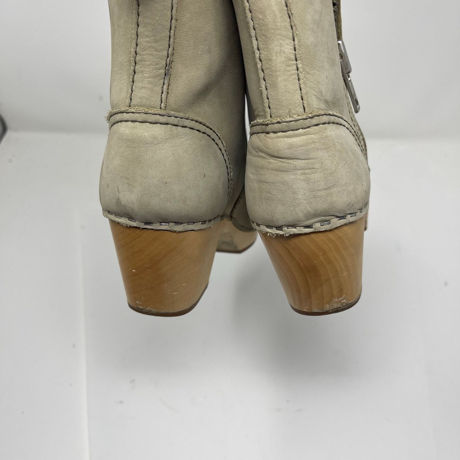Swedish Hasbeens Toffel Swedish Hasbeens Zip It Emy Boots in grey suede 37 Size US 7 / IT 37 - 9 Thumbnail