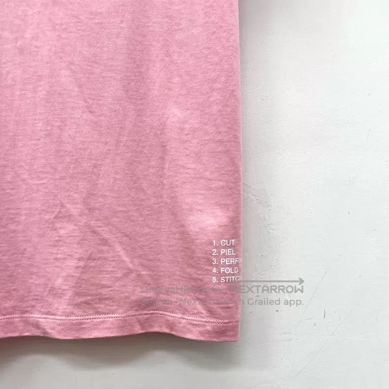 Loewe Loewe Pink rabbit letter embroidered cotton round neck sho Size S / US 4 / IT 40 - 5 Thumbnail