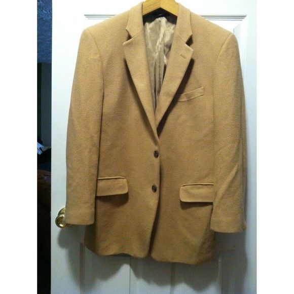 Jos. A. Bank JOS.A.BANK MEN'S 100%CAMEL HAIR SPORT COAT BLAZER JACKET 41R Size 40R - 1 Thumbnail