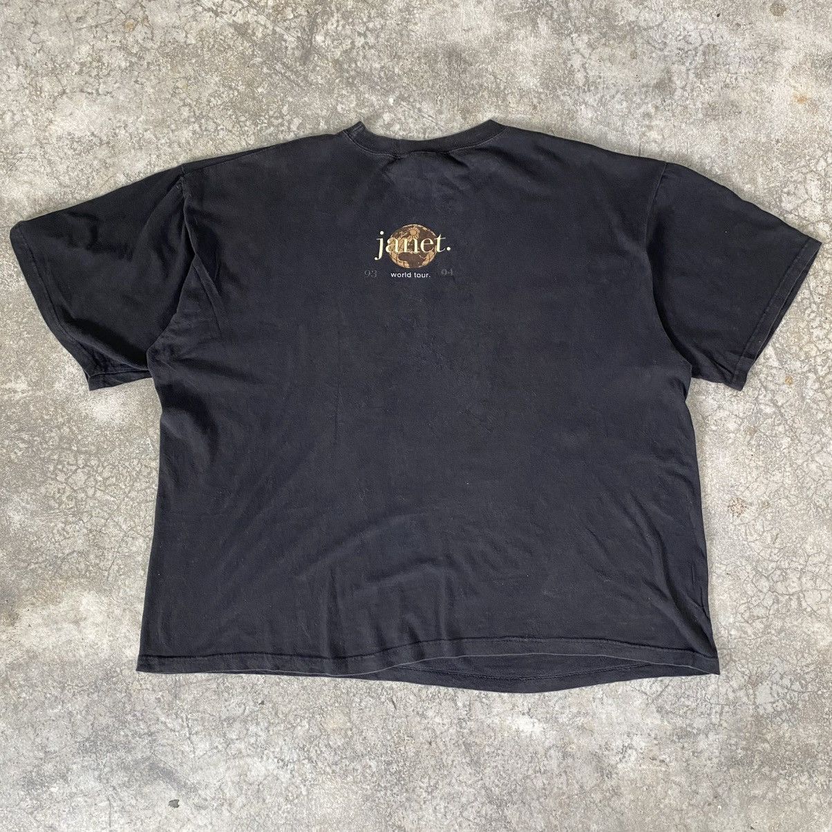 Rap Tees Vintage 1993 Janet Jackson Promo World Tour OS Tee Size US XL / EU 56 / 4 - 6 Thumbnail