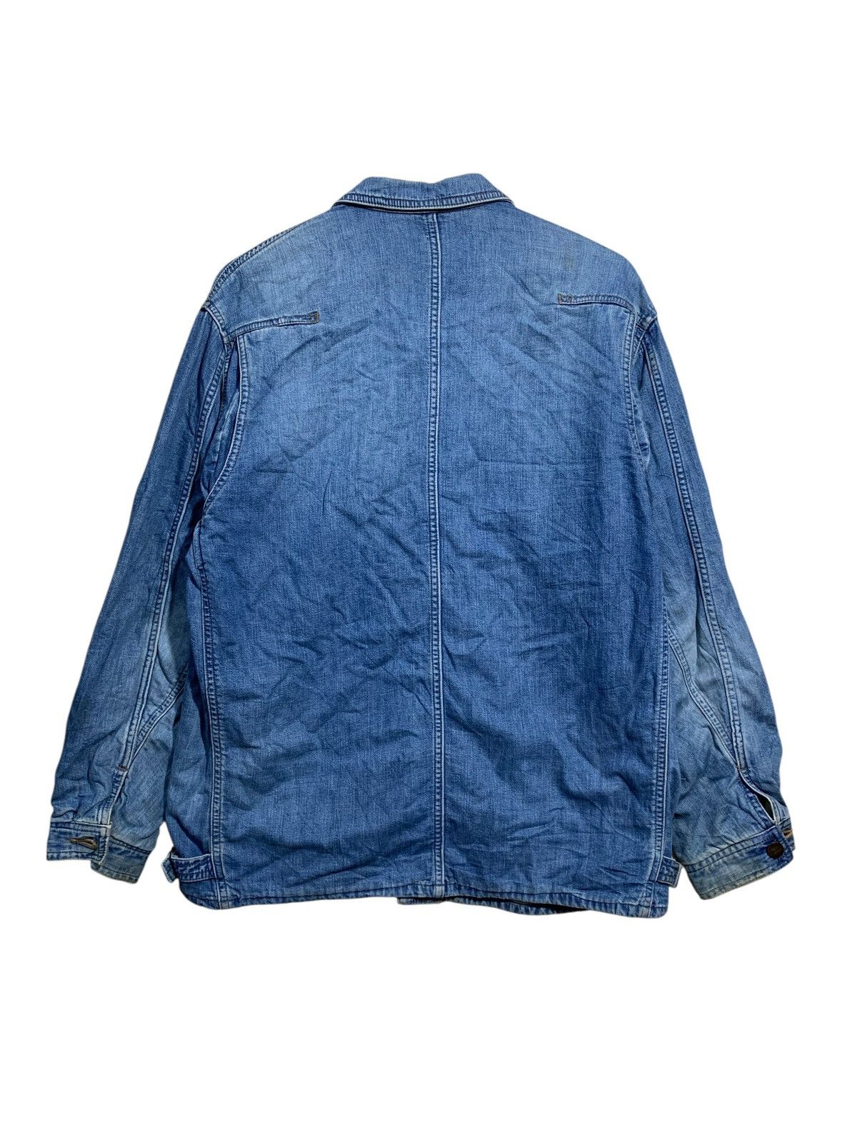 Marithe + Francois Girbaud 🔥M.F.GIRBAUD DENIM CHORE JACKETS Size US L / EU 52-54 / 3 - 5 Thumbnail