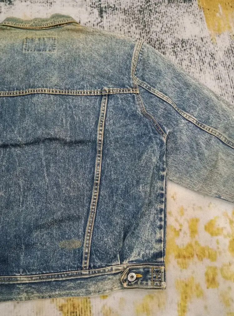 Japanese Brand Vintage OH! FLASH Faded Distressed Oeiflasi Denim Jacket Size US S / EU 44-46 / 1 - 14 Thumbnail