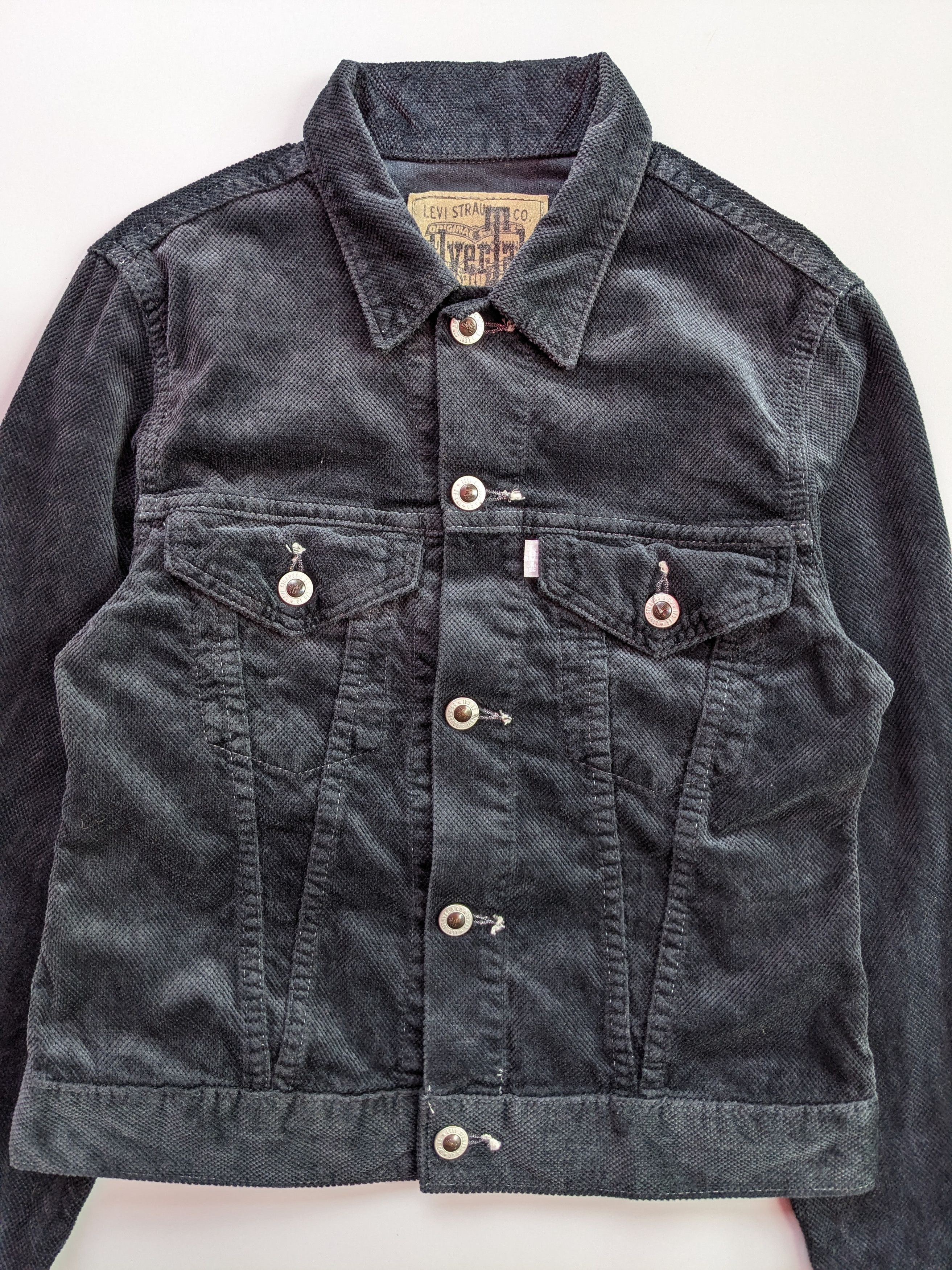 Levi's Vintage 90s Levi's Silvertab corduroy trucker jacket Size S / US 4 / IT 40 - 3 Thumbnail