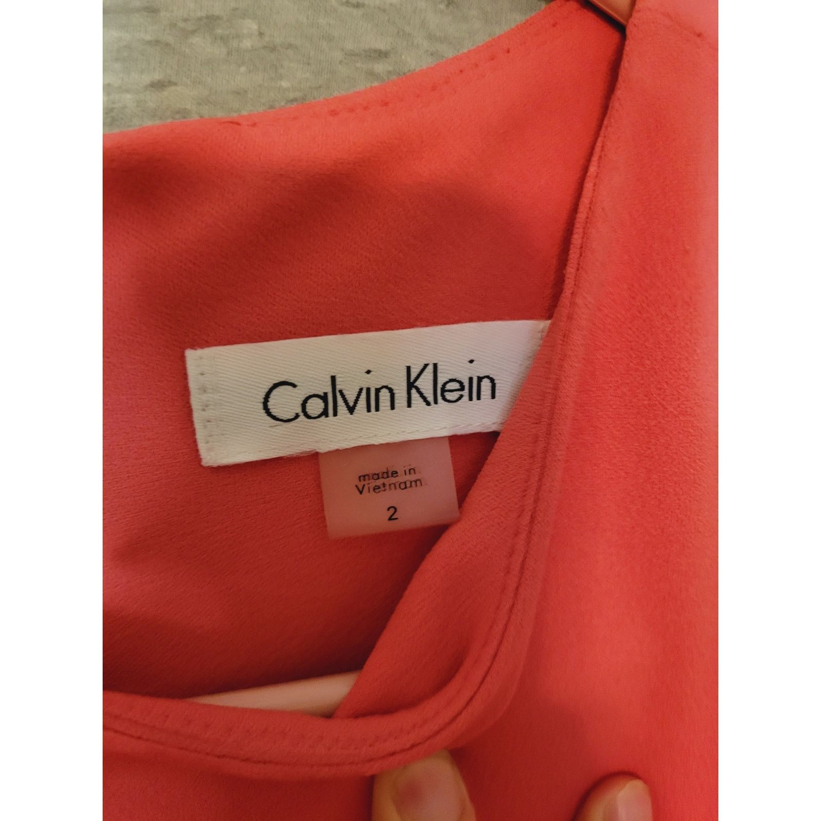 Calvin Klein Women's Calvin Klein Knee Length Dress 4 Size S / US 4 / IT 40 - 3 Thumbnail