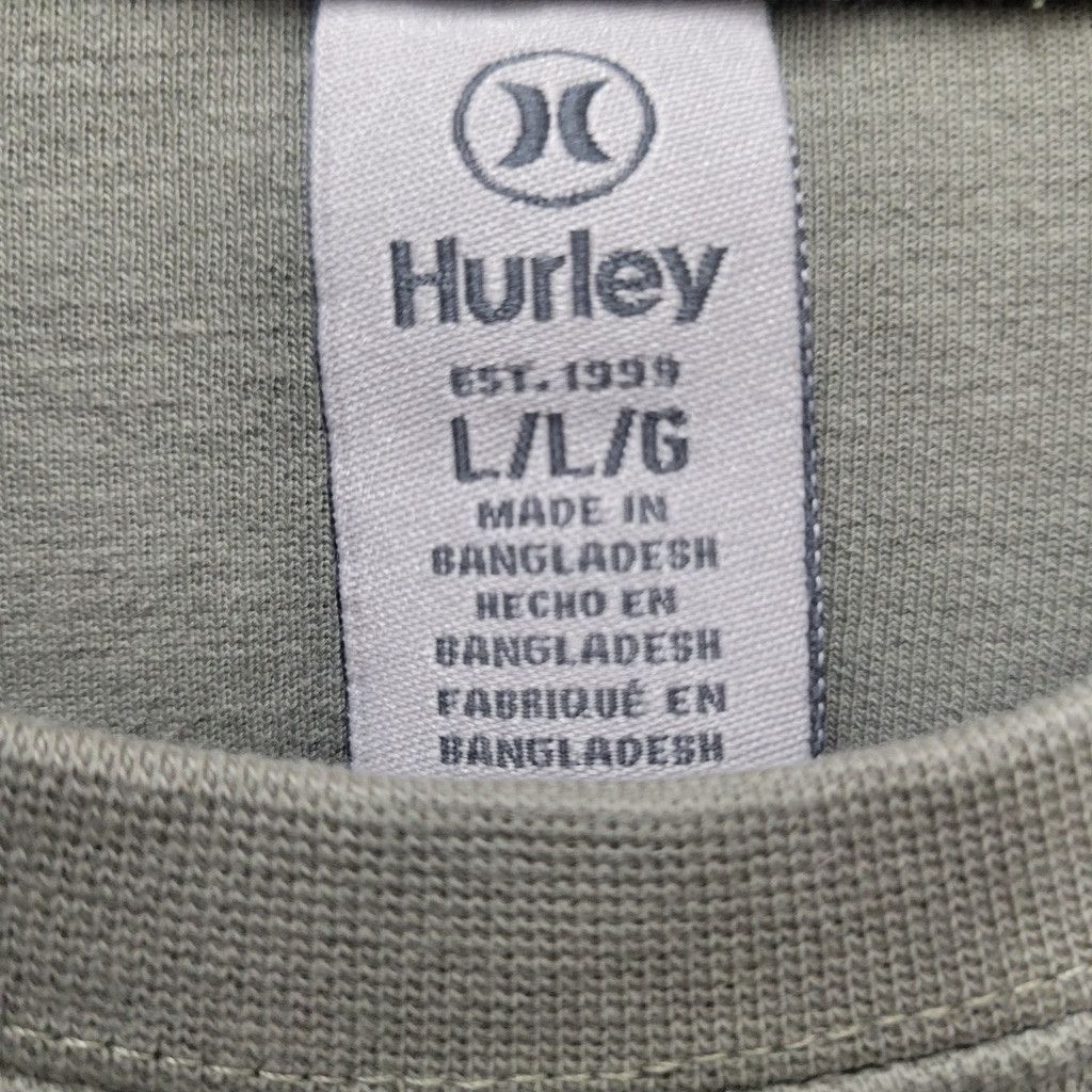 Hurley HURLEY Men's Performance Long-Sleeves Olive Sweatshirt Large Size US L / EU 52-54 / 3 - 5 Thumbnail