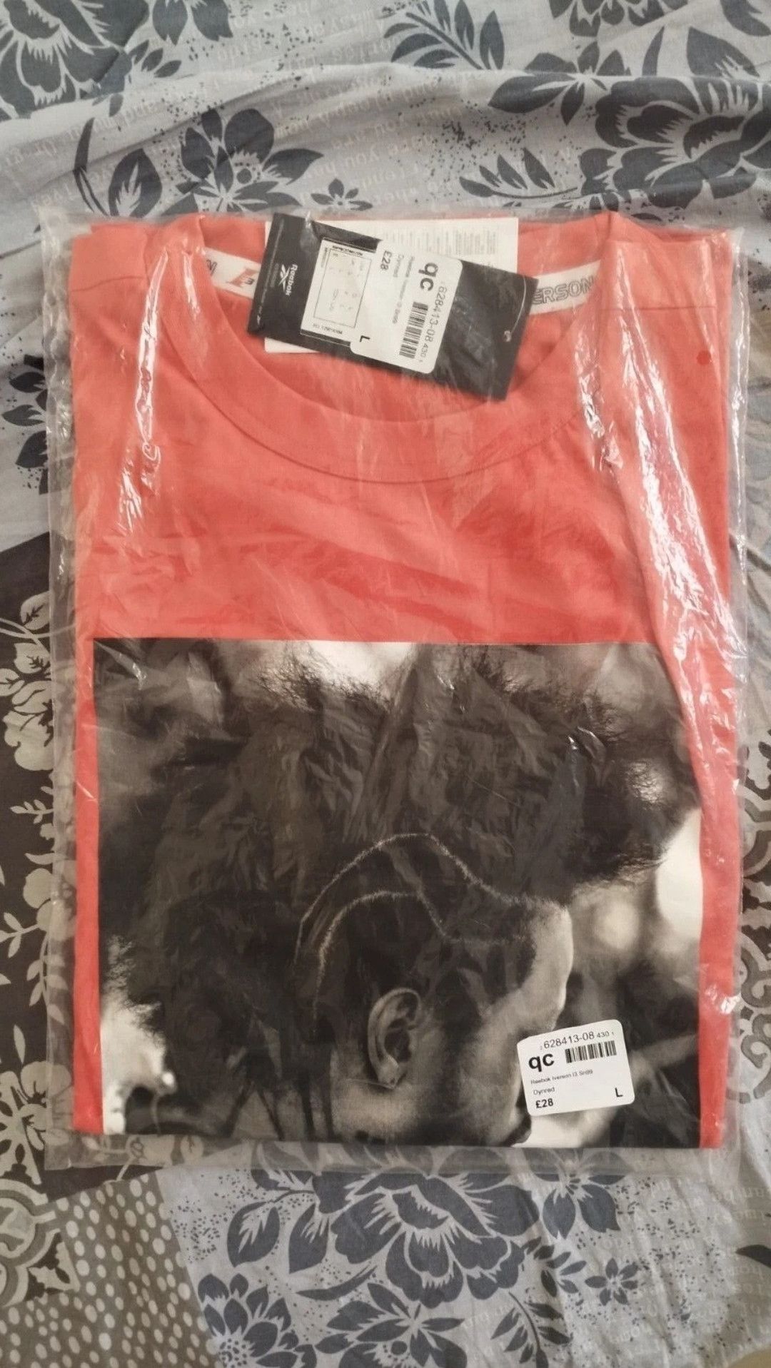 Reebok Reebok Allen Iverson i3 Afro Braids t shirt Size US L / EU 52-54 / 3 - 1 Thumbnail