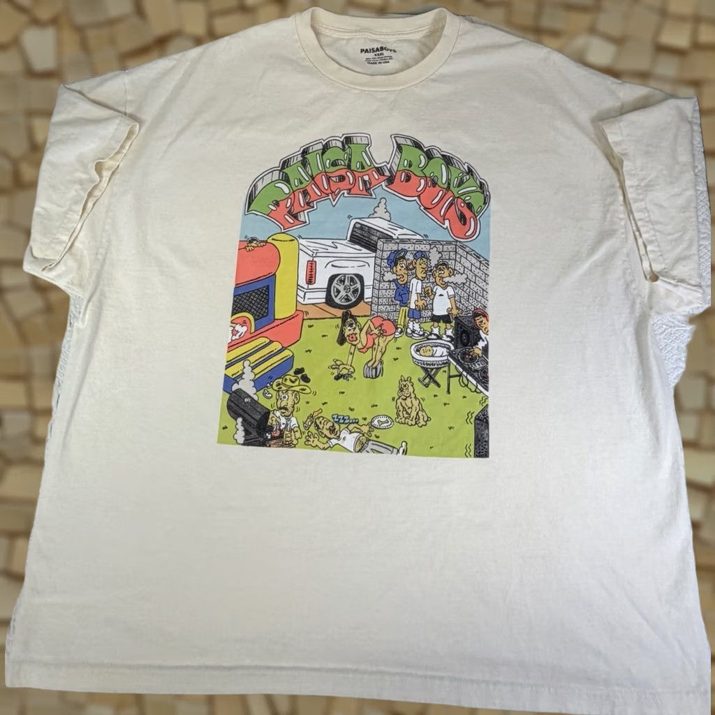 Vintage PAISABOYS Shirt Mens XXXL Ltd Ed “Good Things” Rare Graphic LA Apparel Size US XXL / EU 58 / 5 - 1 Thumbnail