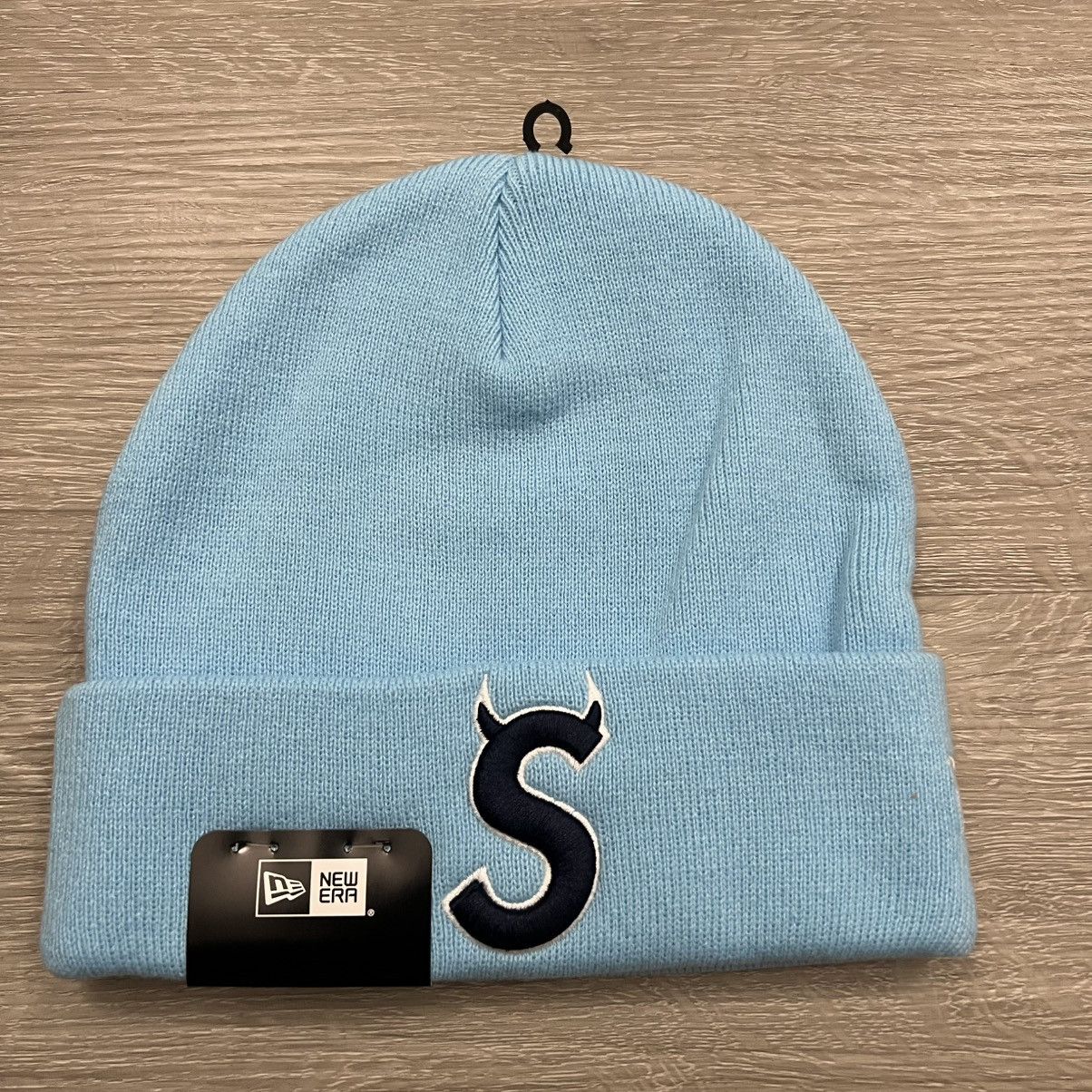 Supreme Supreme New Era Devil S Logo Beanie Size ONE SIZE - 2 Thumbnail