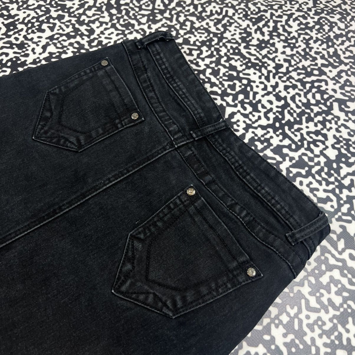 Japanese Brand Vintage Y2K Japanese Style Flared Sexy Denim Maxi Skirt Size 28" / US 6 / IT 42 - 14 Thumbnail