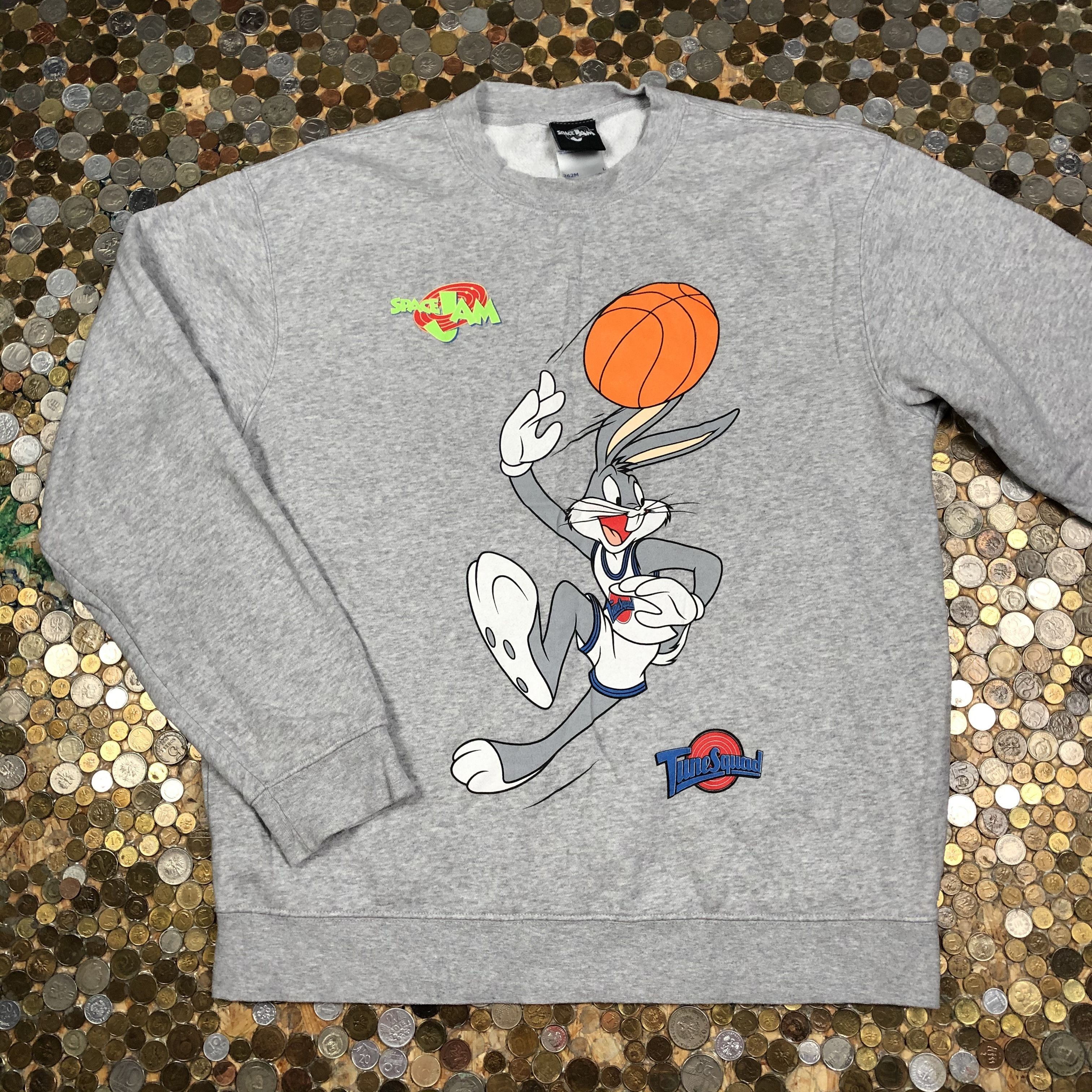 Vintage Space Jam Crewneck Bugs Bunny 90's Size US L / EU 52-54 / 3 - 1 Thumbnail